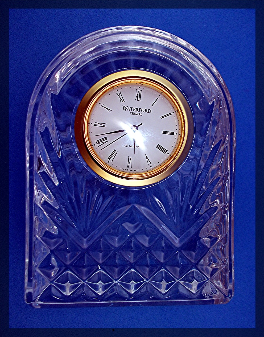 Waterford Domed Clock, Crystal,  Made in Ireland