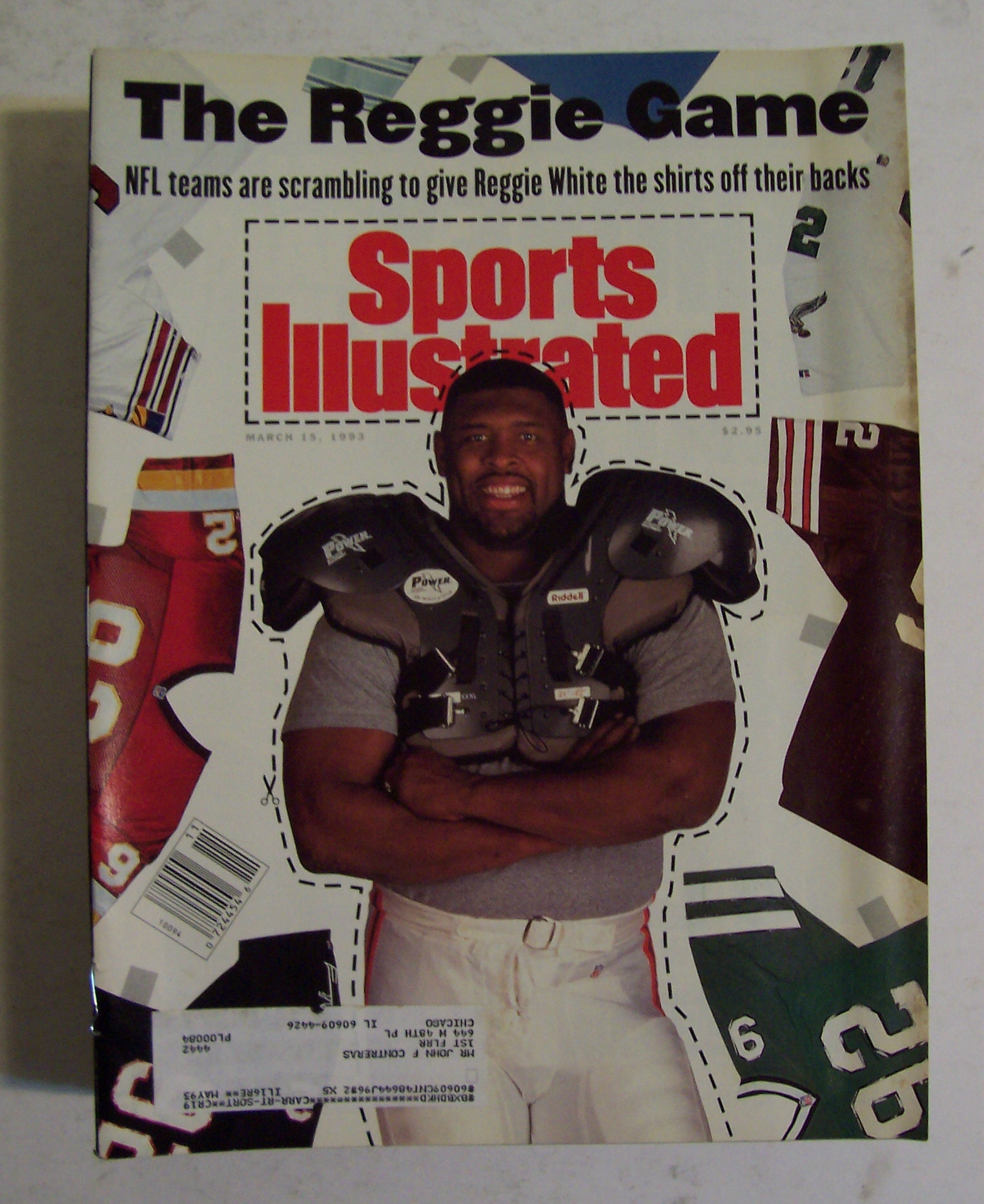 Sports Illustrated Magazine-March 15, 1993-Reggie White