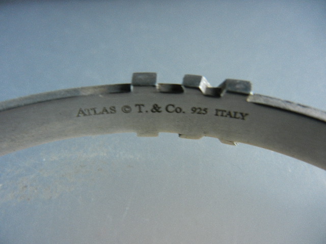 Tiffany & Co Atlas Bangle Bracelet Italy