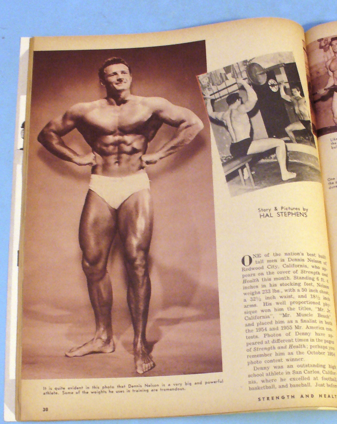 Strength & Health Magazine May 1956 Dennis Nelson