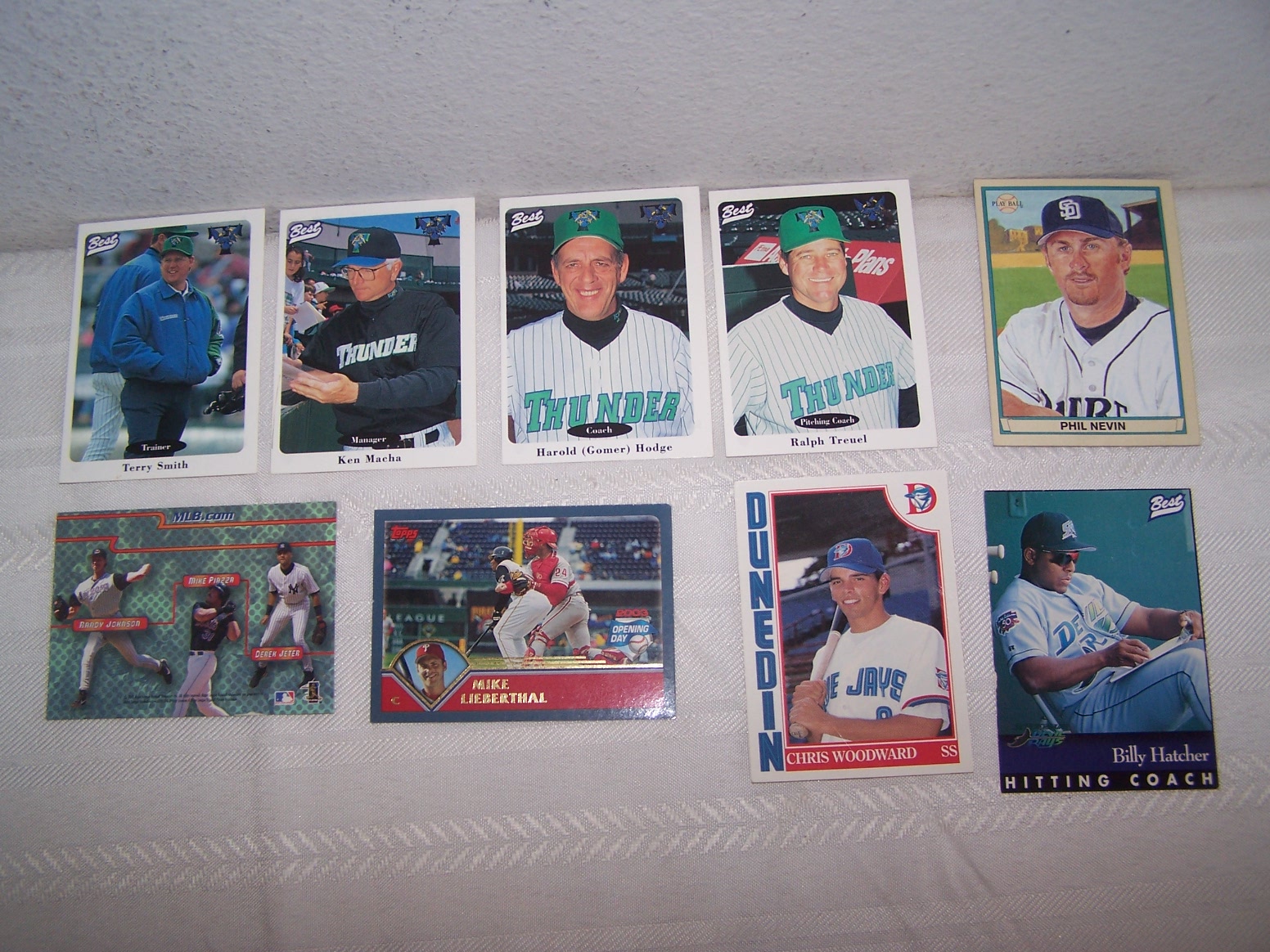 9 Miscellaneous Baseball Cards