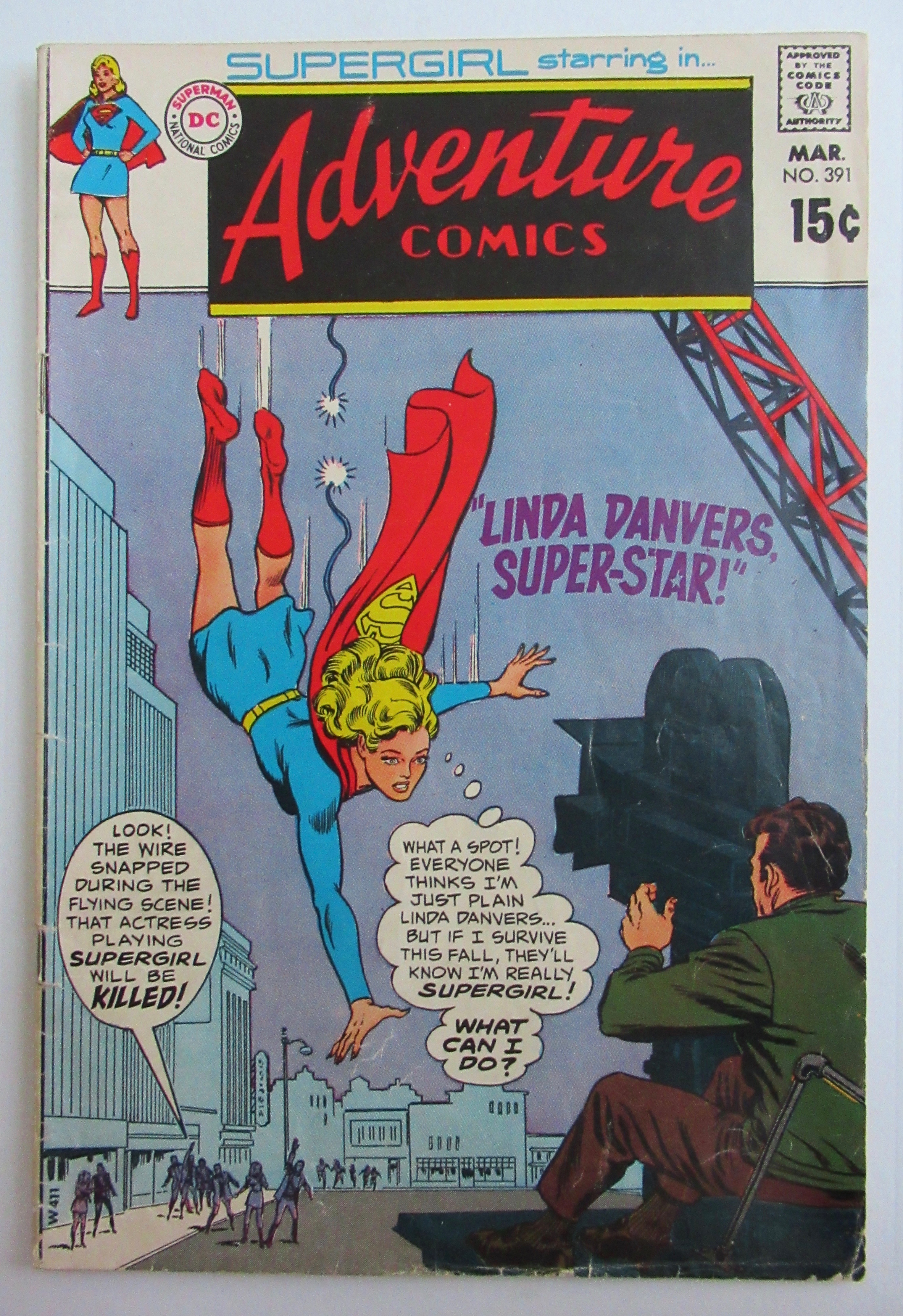 Adventure Comics March 1970 Linda Danvers Super Star