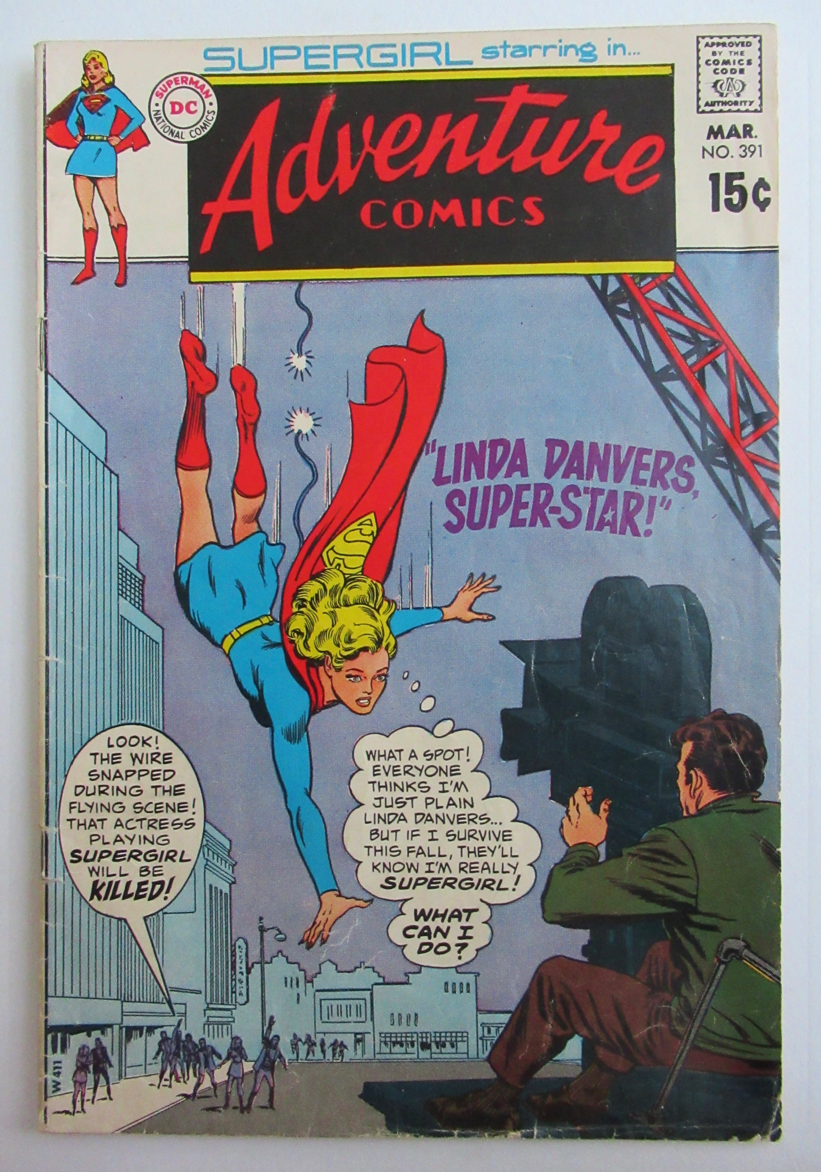 Adventure Comics March 1970 Linda Danvers Super Star