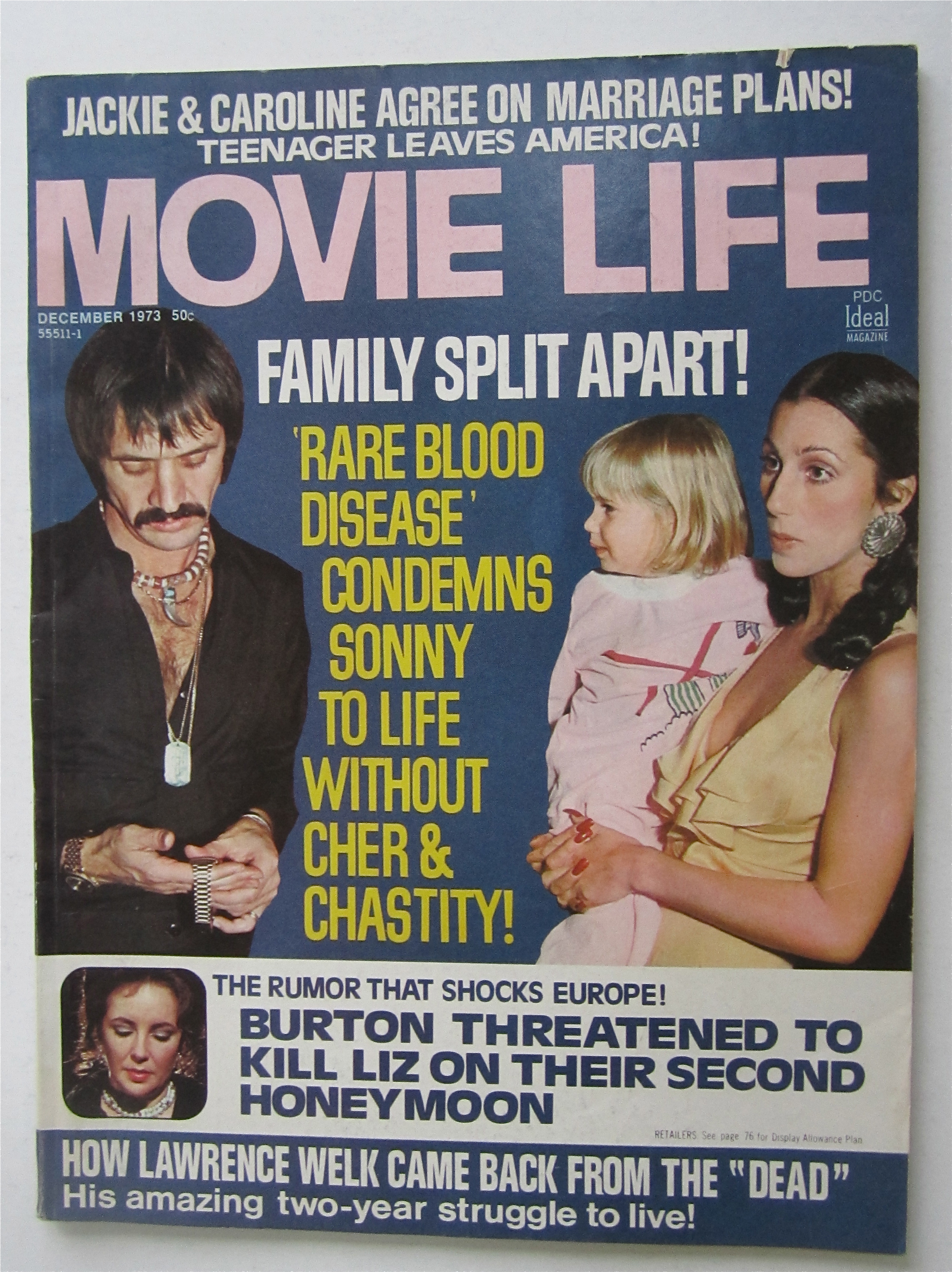Movie Life Magazine December 1973 Sonny & Cher Split
