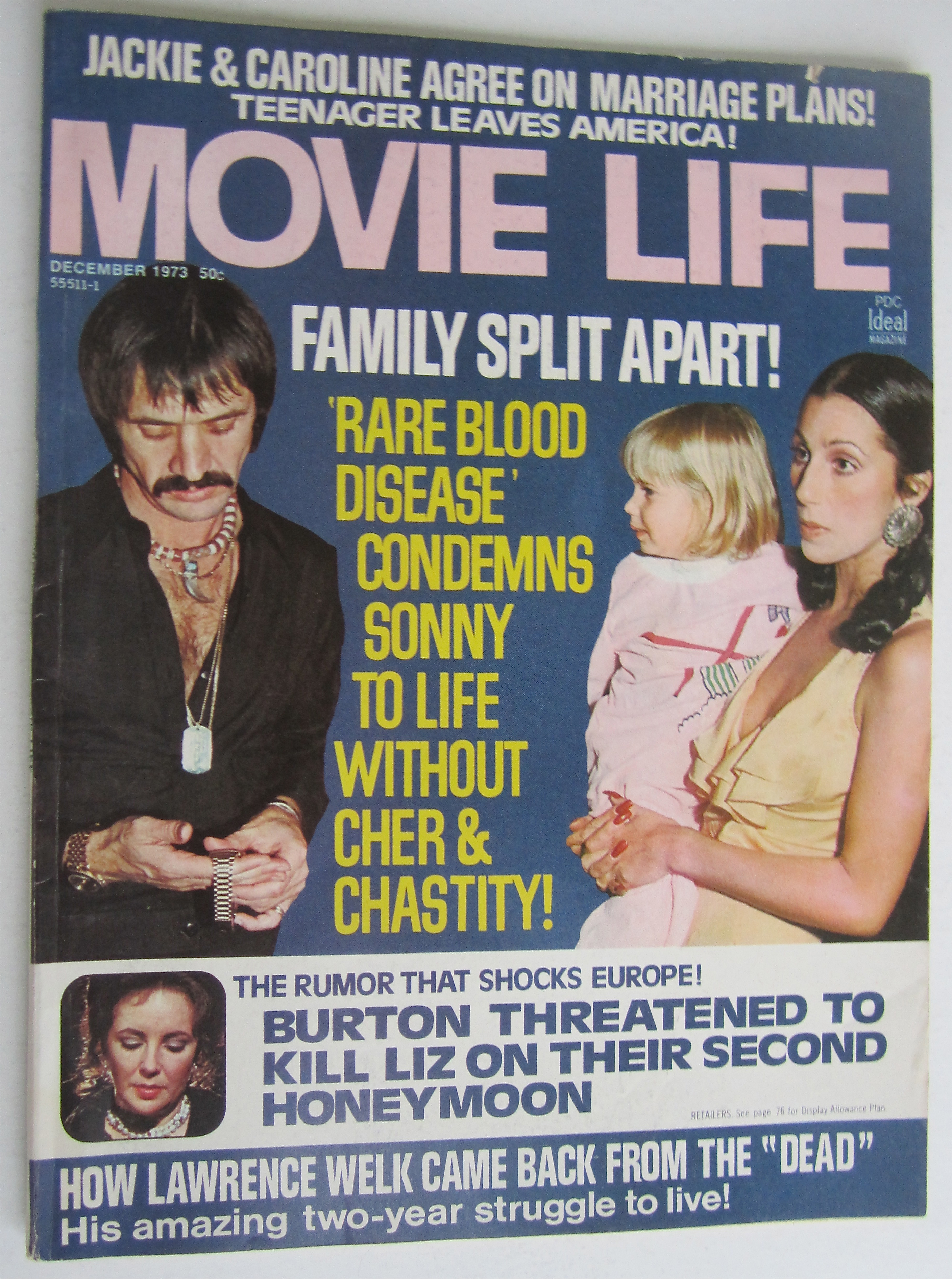 Movie Life Magazine December 1973 Sonny & Cher Split