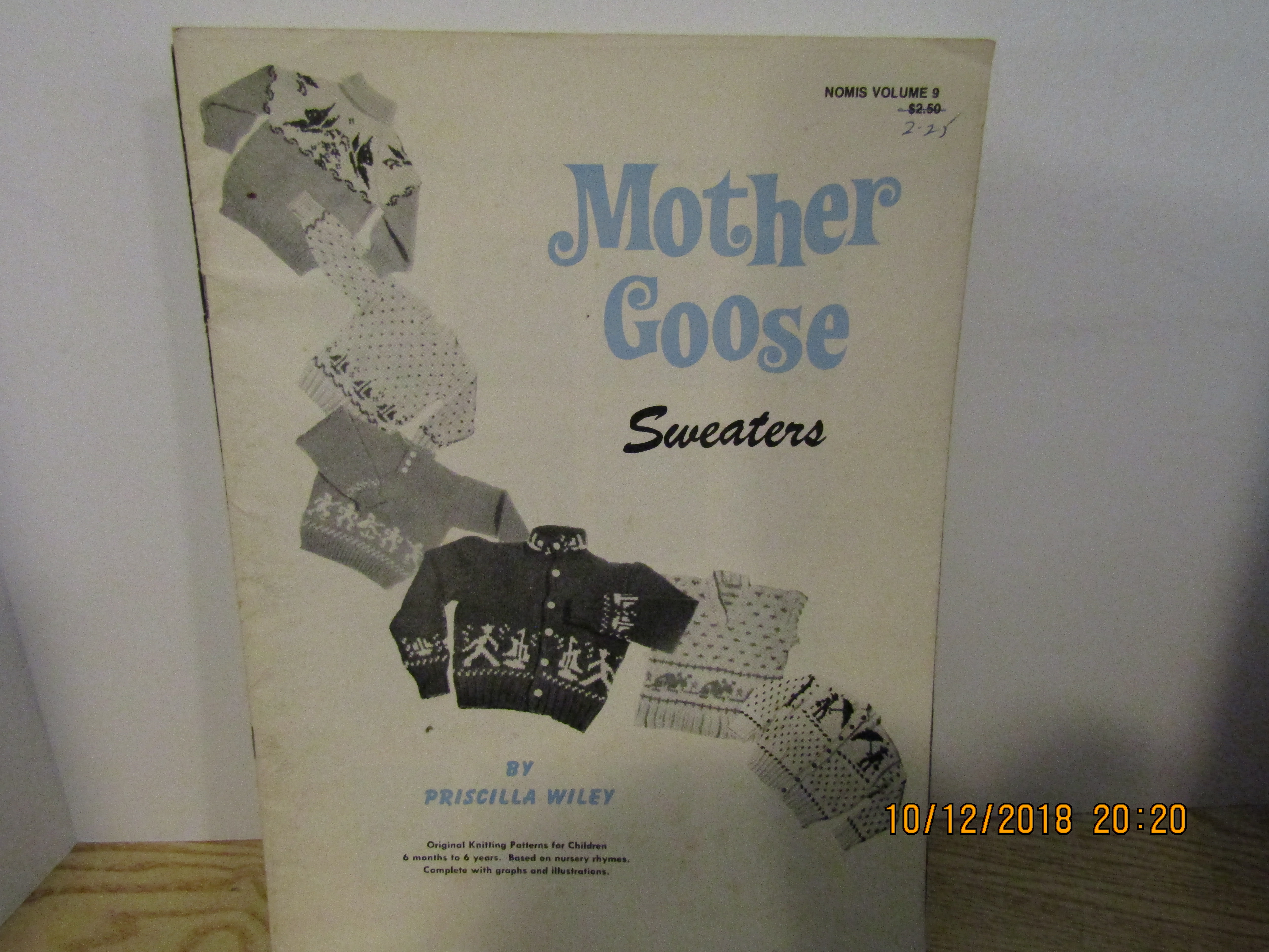 Nomis Knitting Book Mother Goose Sweaters #9