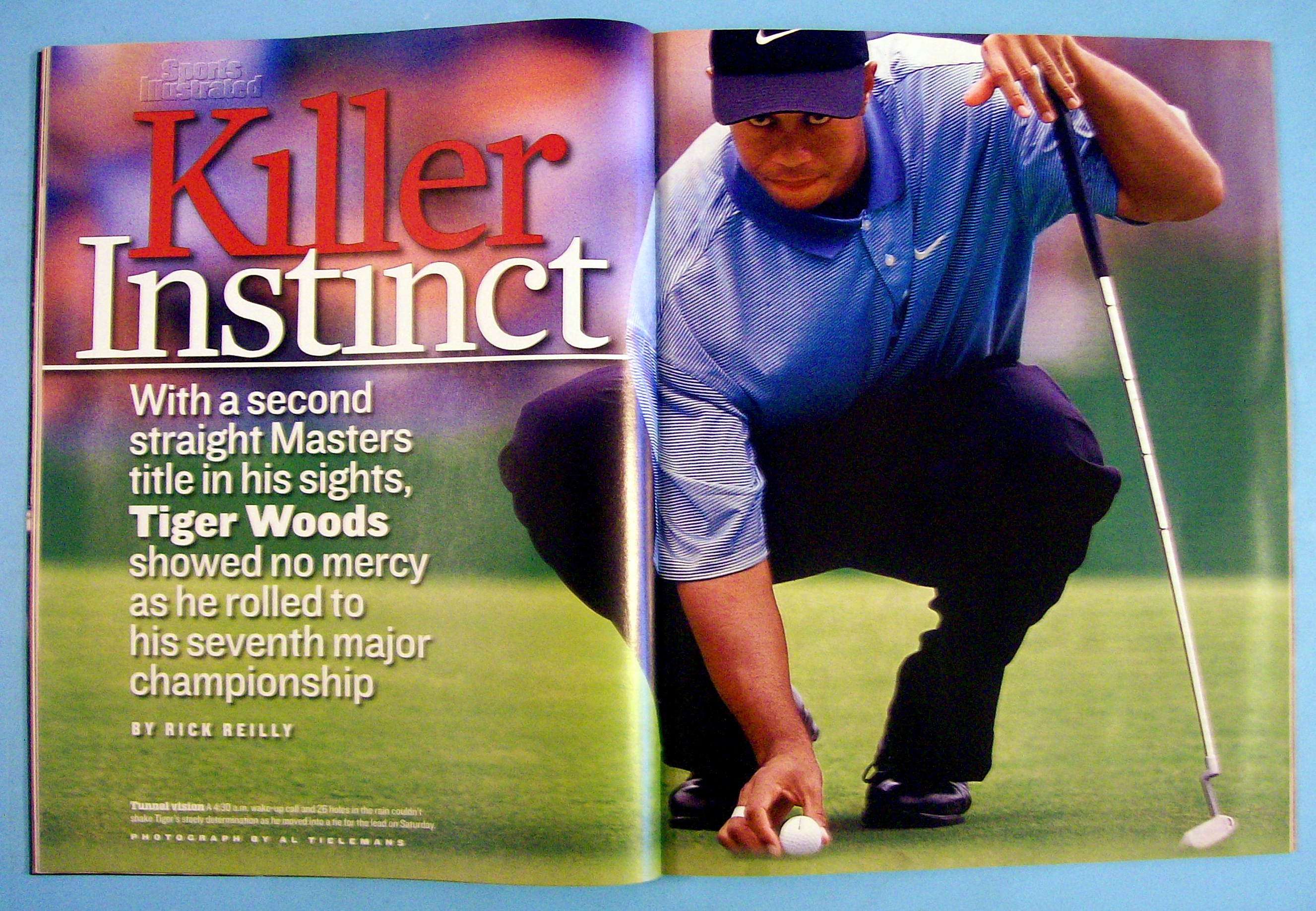 Sports Illustrated Magazine-April 22, 2002-Tiger Woods