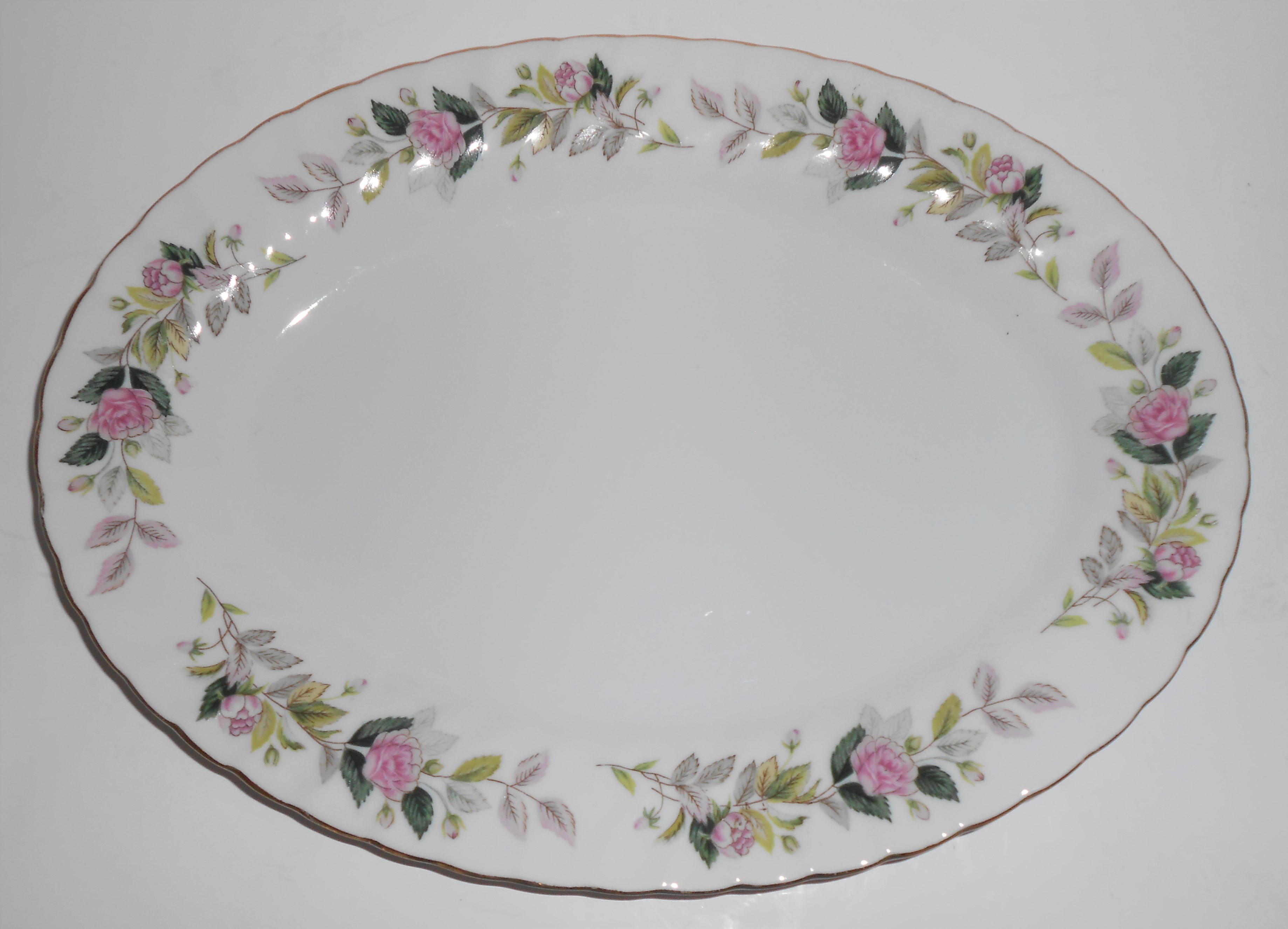 Creative Porcelain China 2345 Regency Rose Platinum Pla