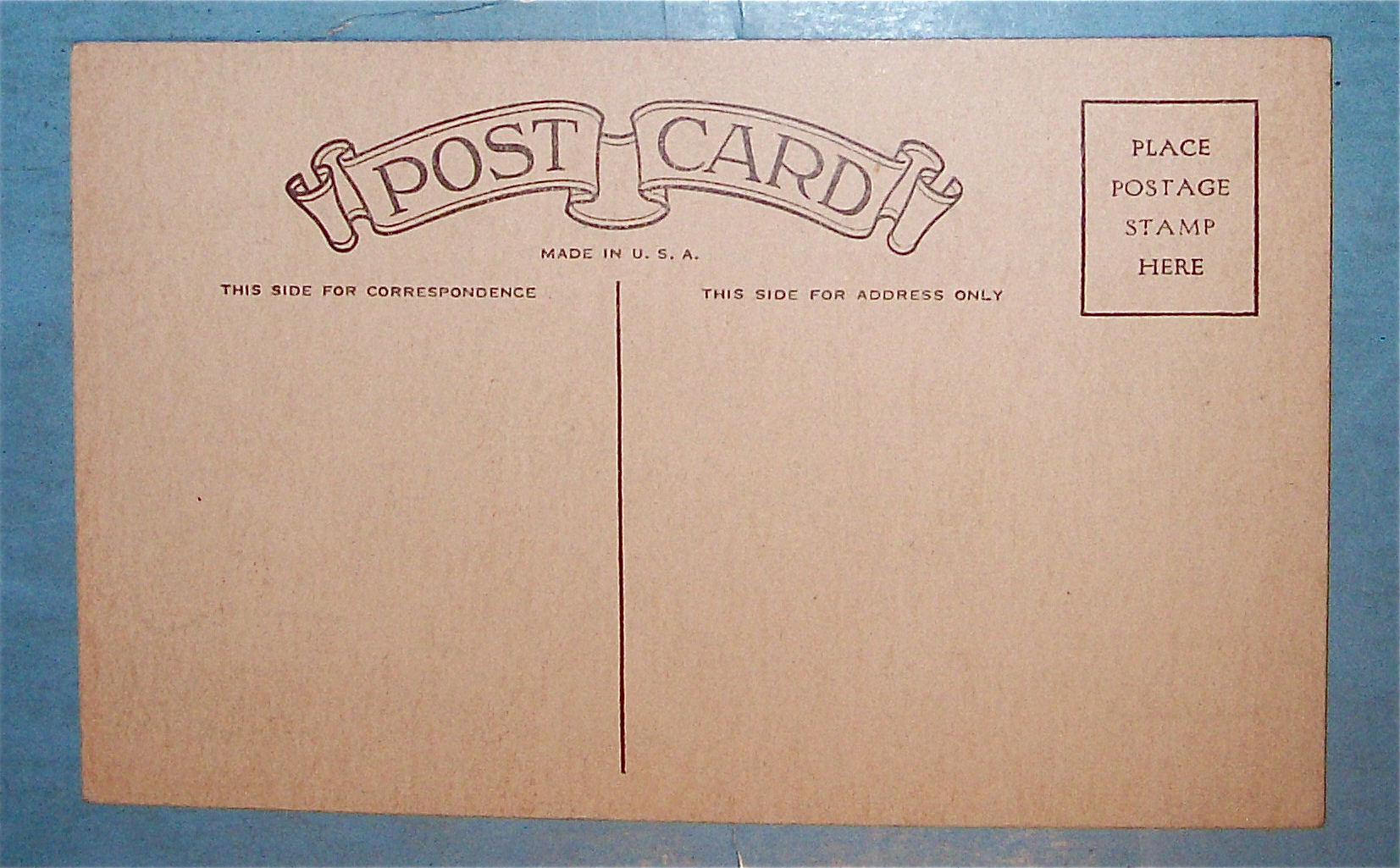 Shipwrecked Postcard with Woman & Man