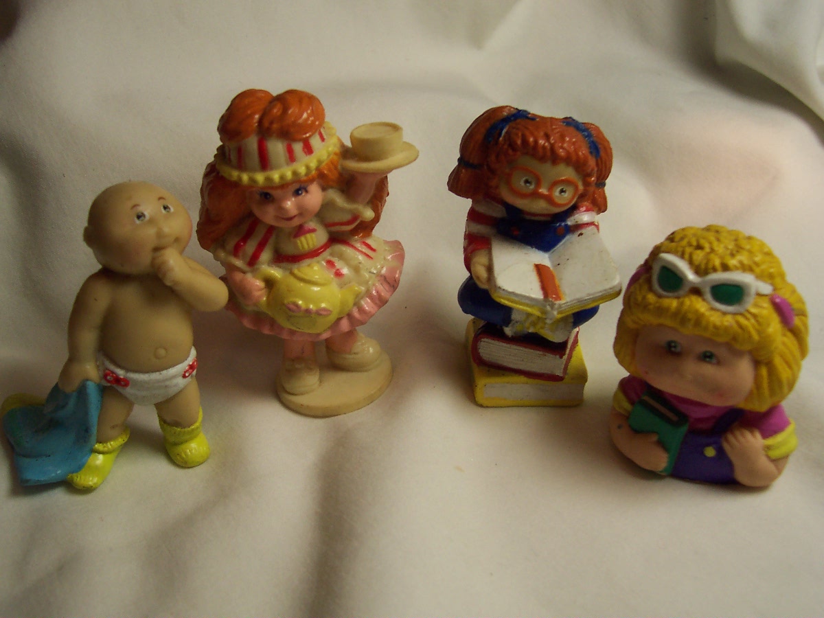 Cabbage Patch Posable Doll Figurines Set of 4