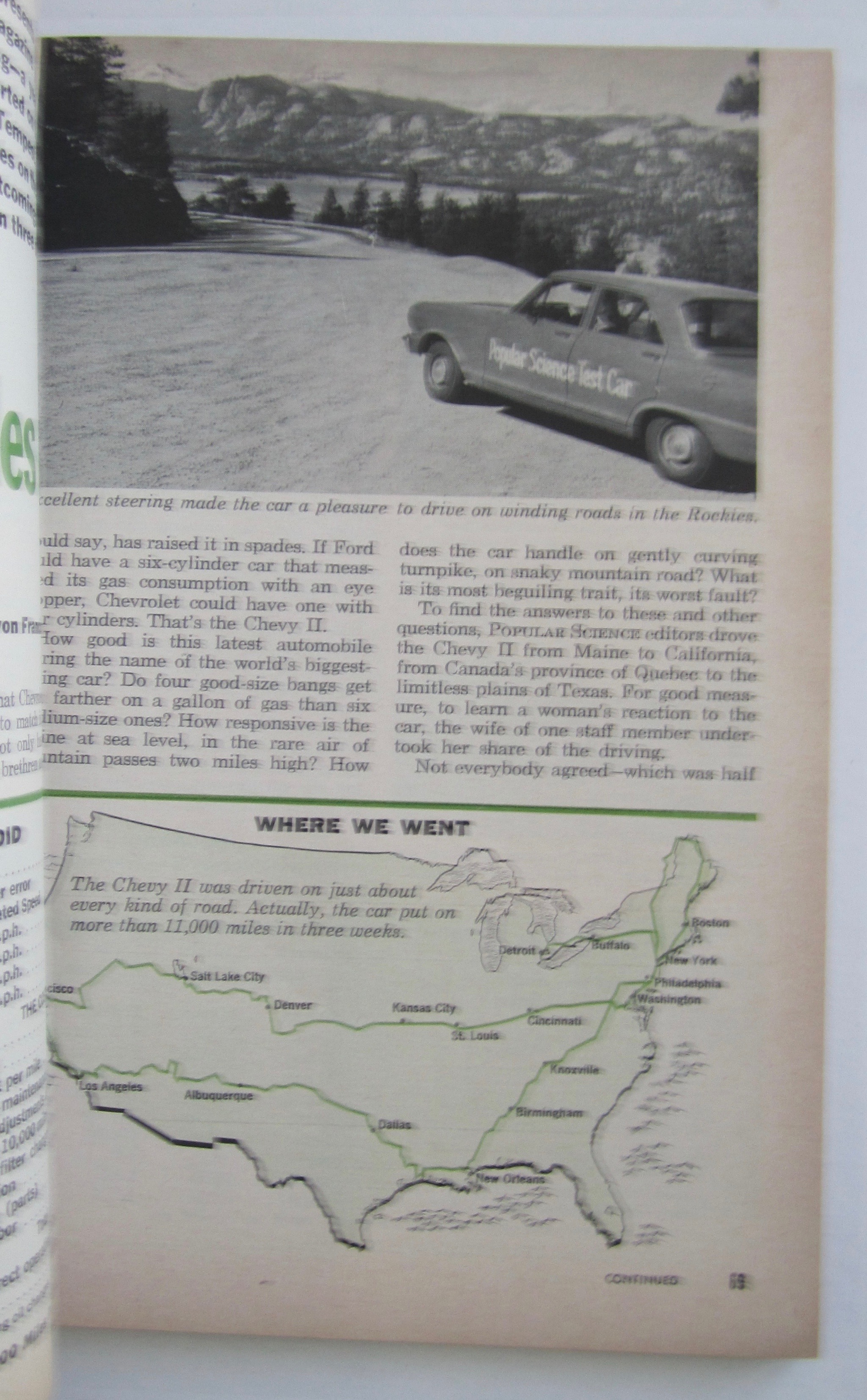 Popular Science Magazine-January 1962-10,000 Mile Test