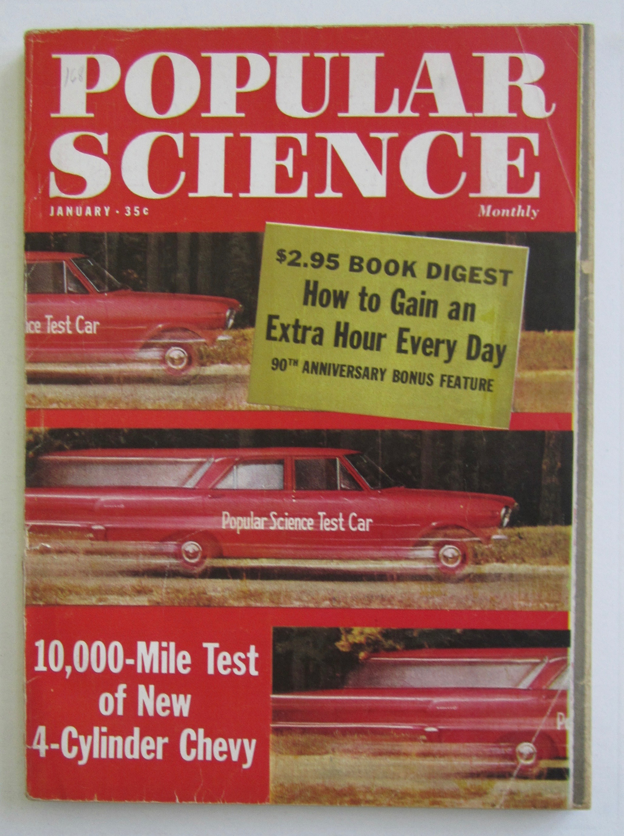 Popular Science Magazine-January 1962-10,000 Mile Test