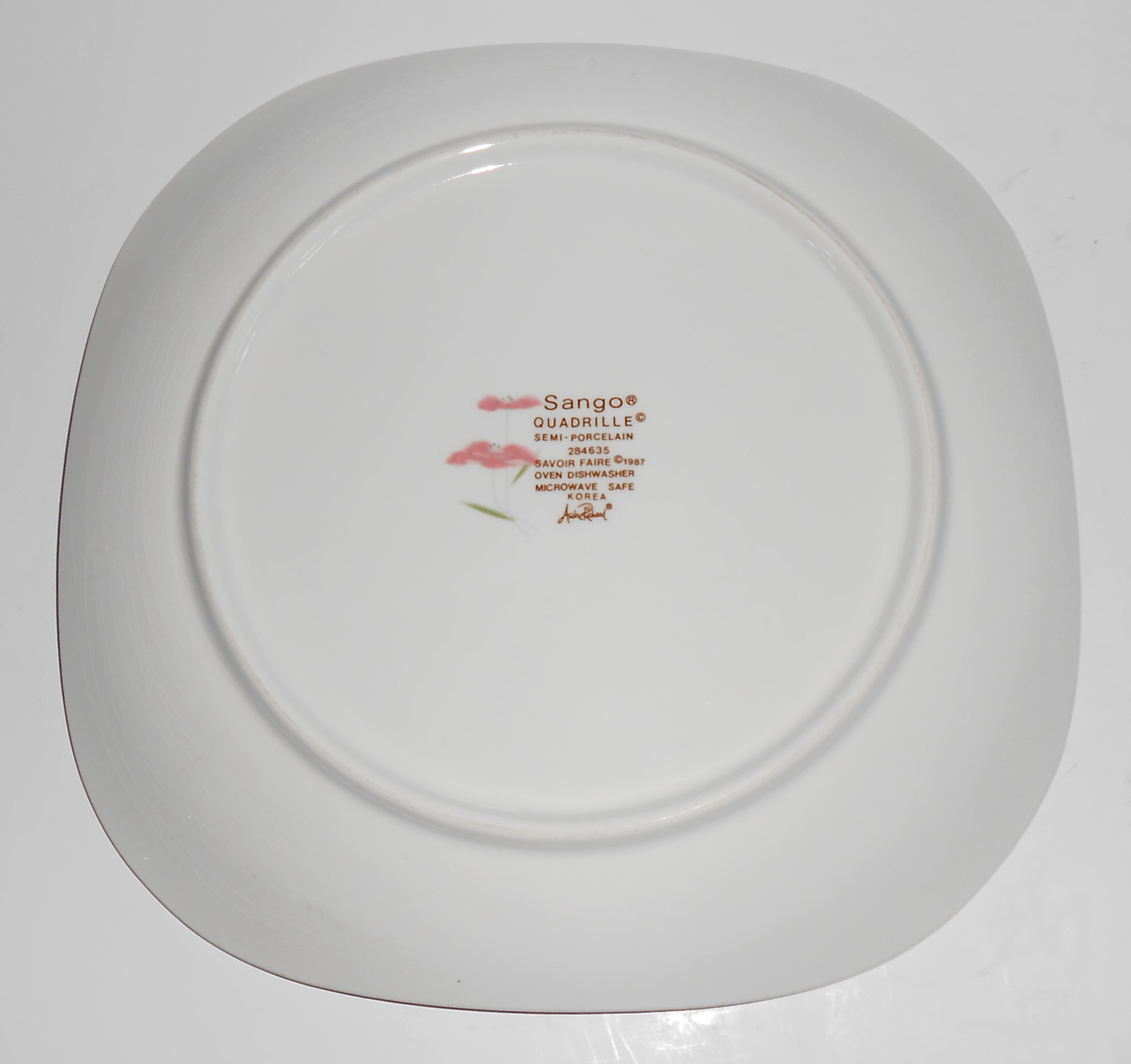 Sango Japan China Porcelain Savoir Faire Salad Plate