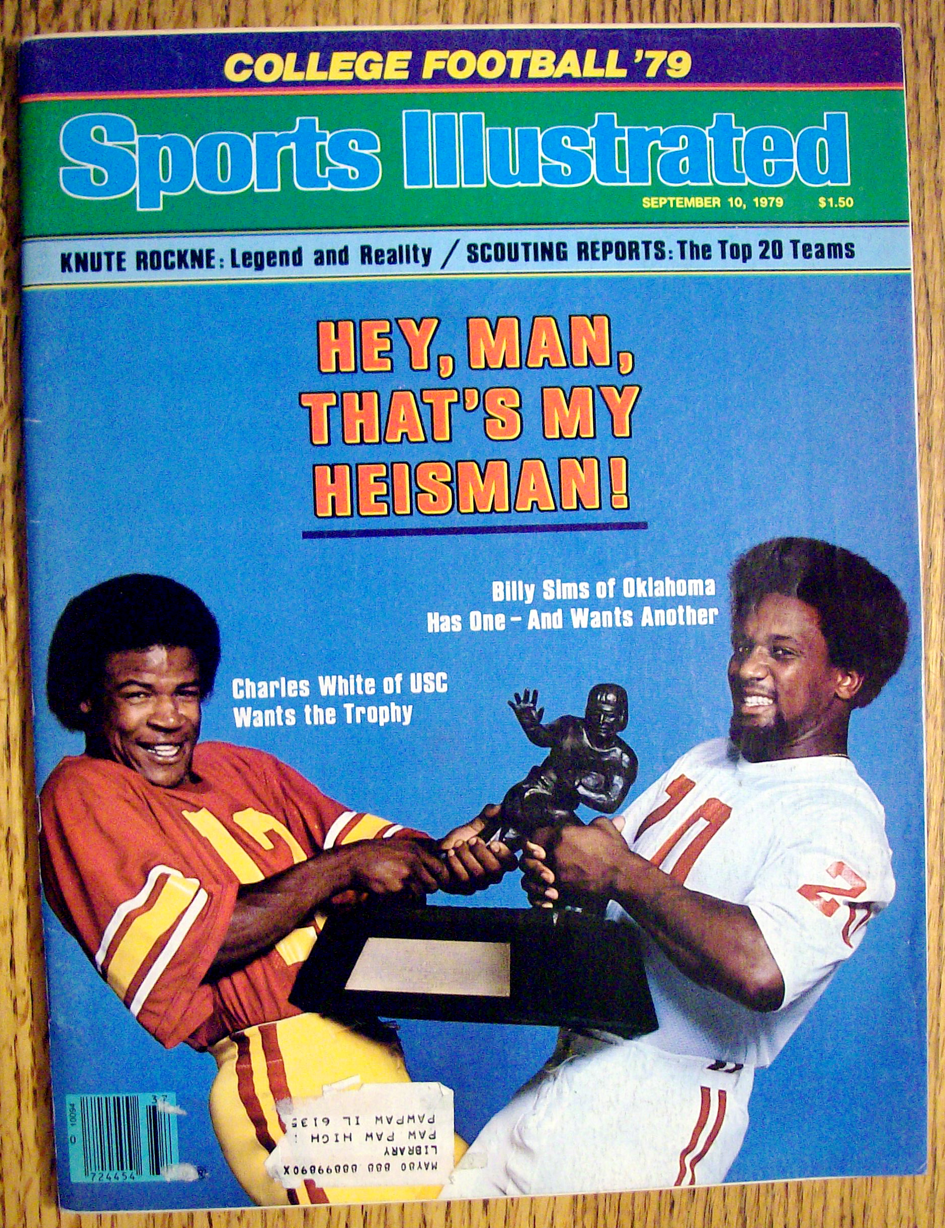 Sports Illustrated Magazine-September 10, 1979-Heisman