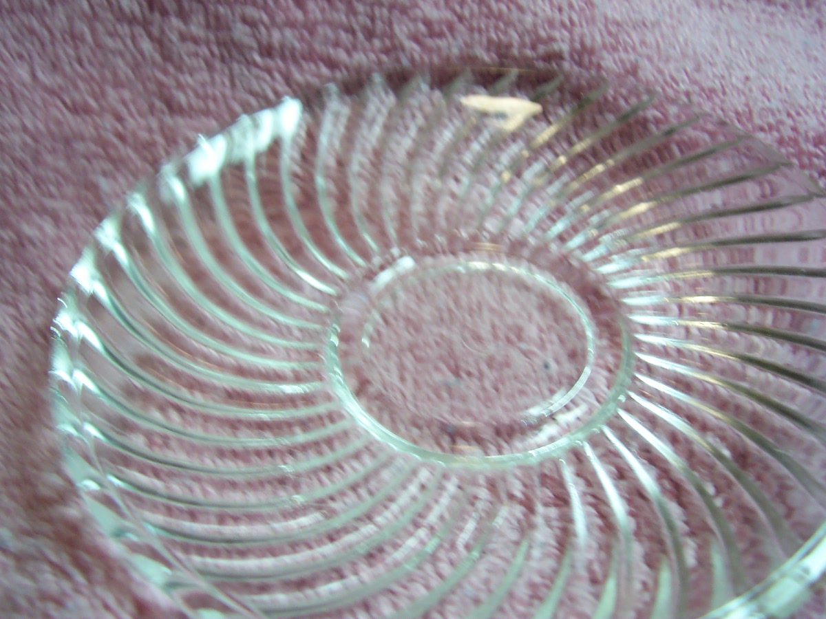 Federal Glass Co Childs Cup and Saucer Set