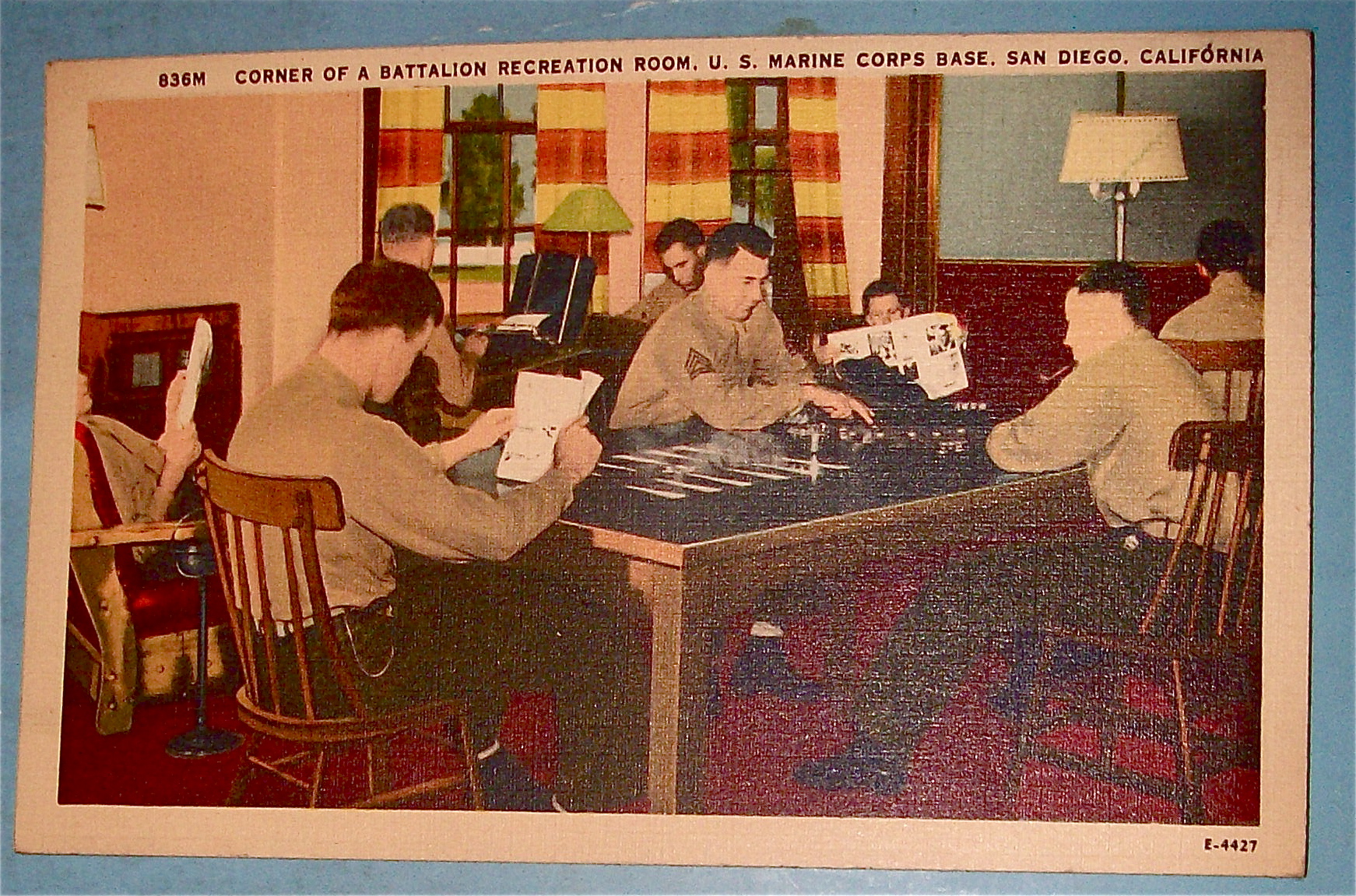Battalion Recreation Room Postcard