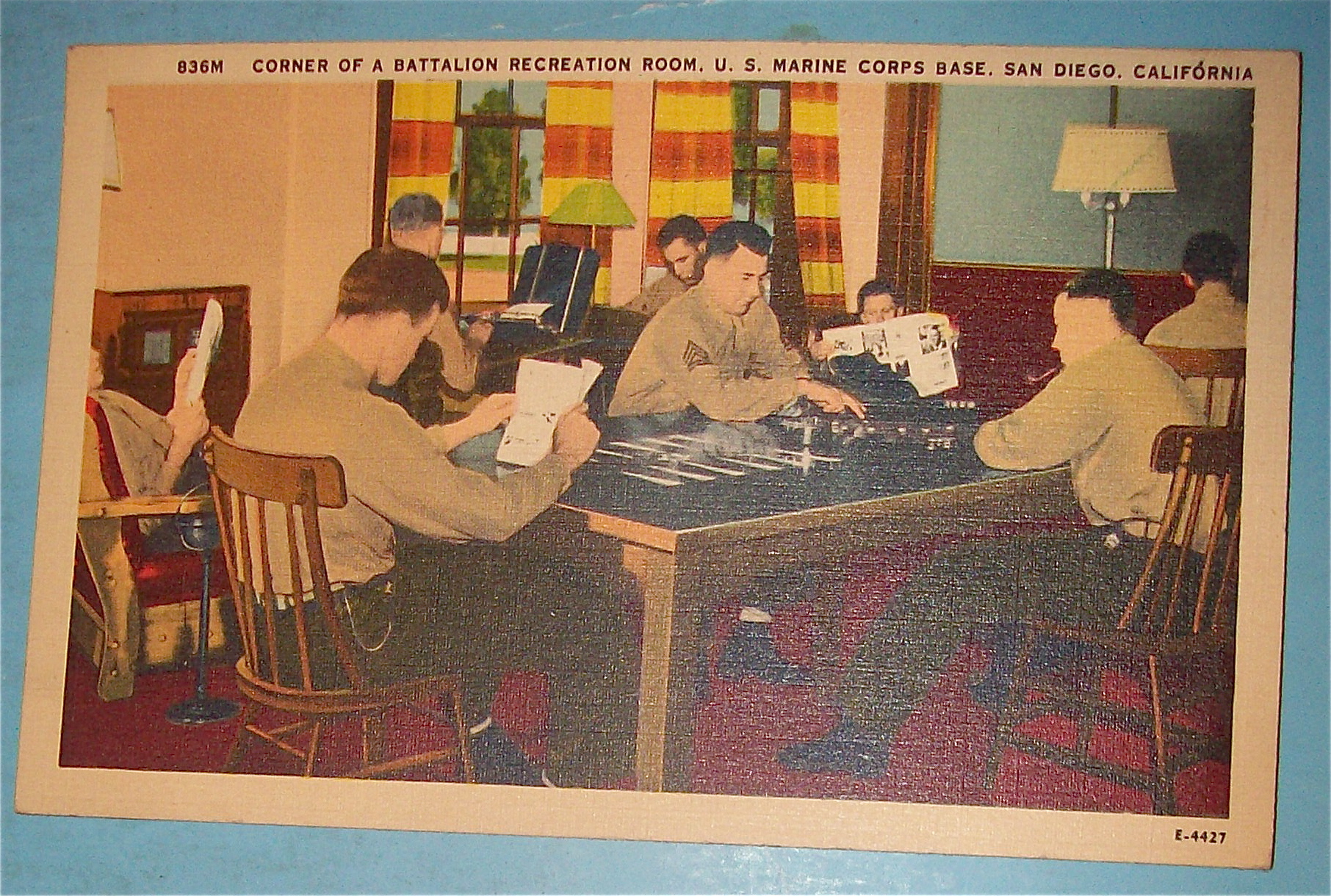 Battalion Recreation Room Postcard