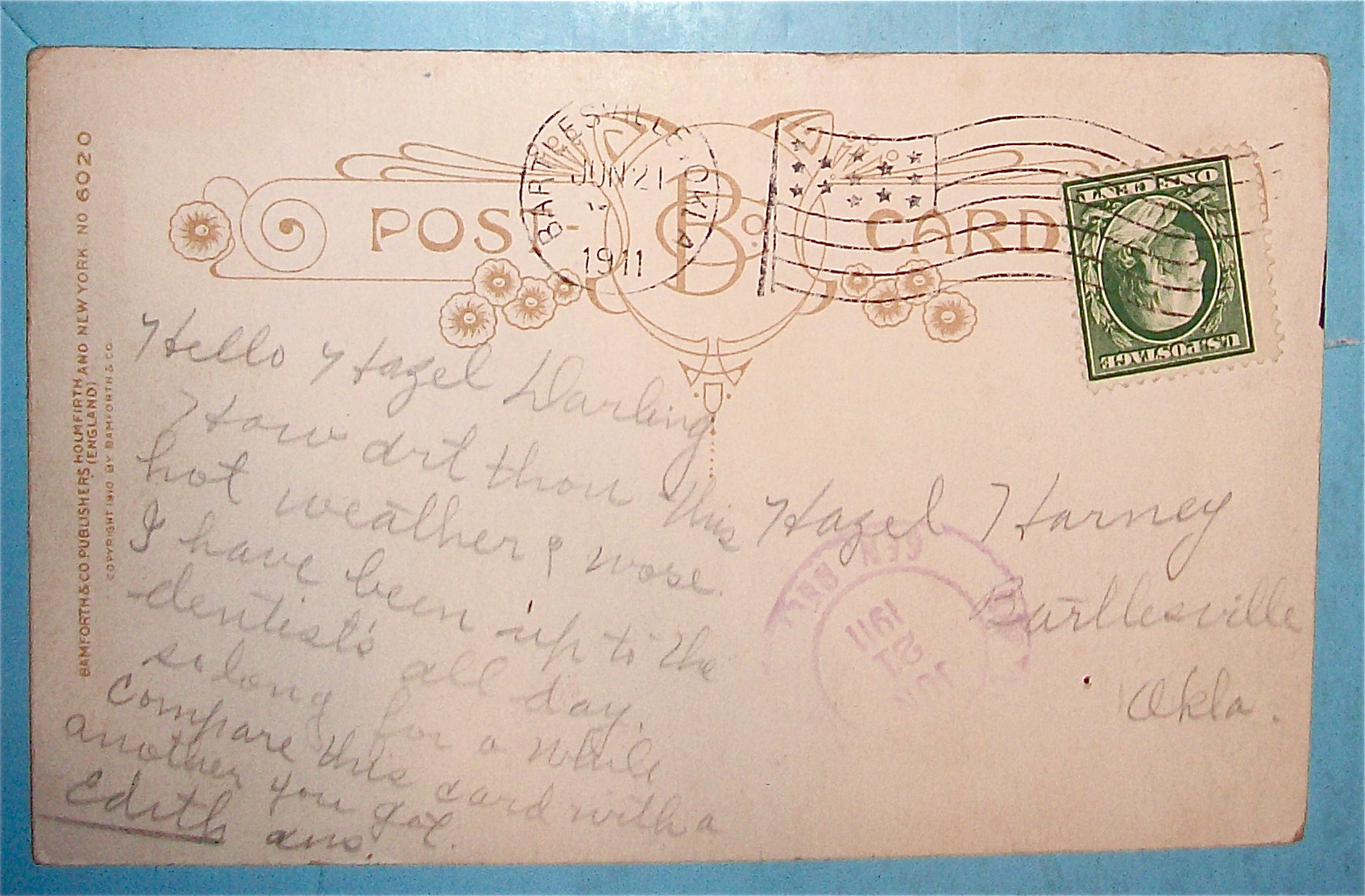 Don't Be A Quitter Lovers Quarrel Postcard