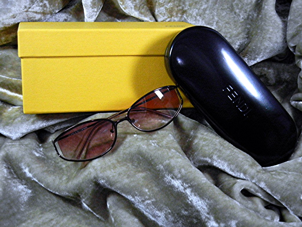 FENDI Sun Glasses  Italy Original Box and Case