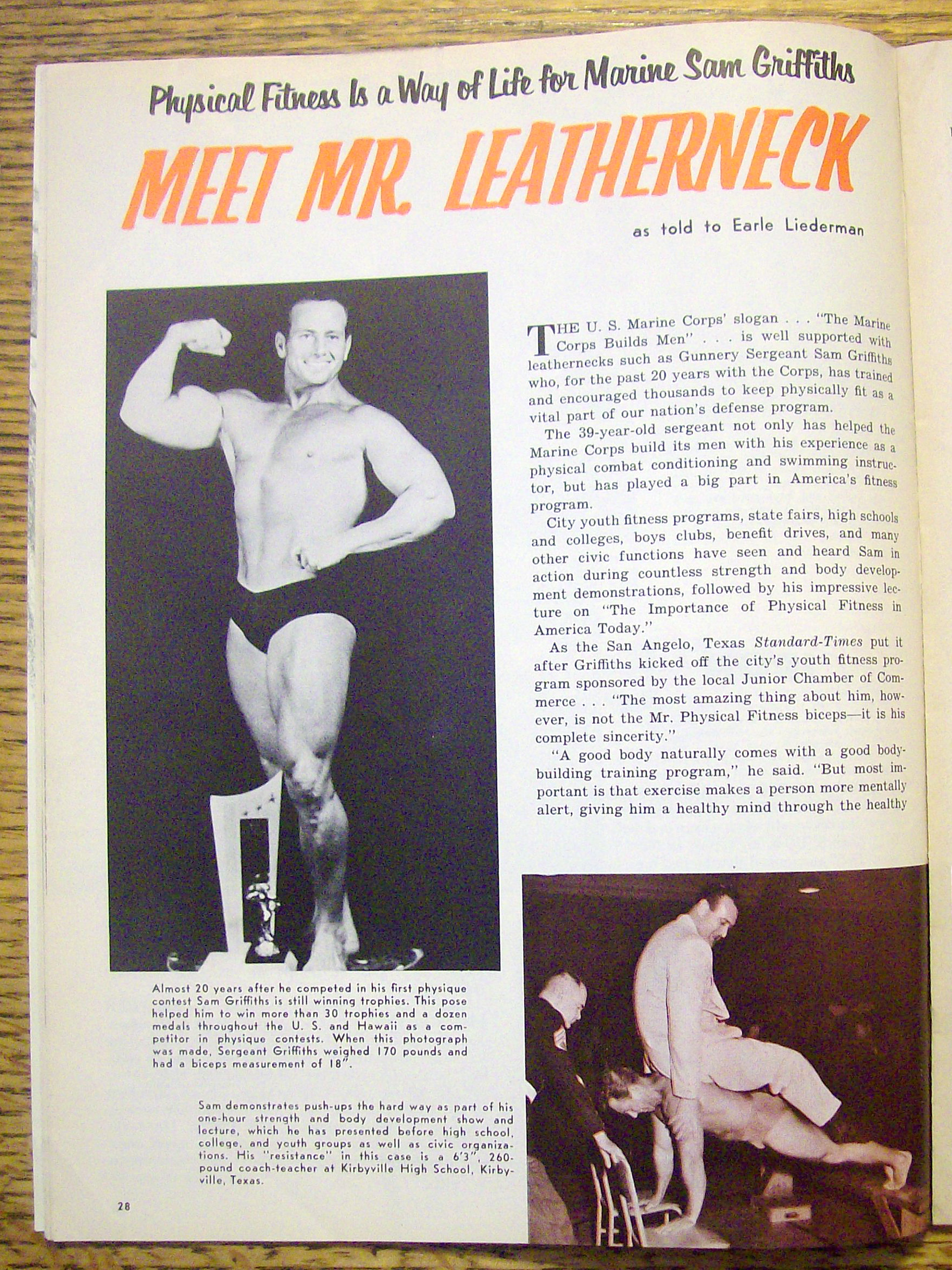 Strength & Health Magazine-August 1961-Bill & Lana
