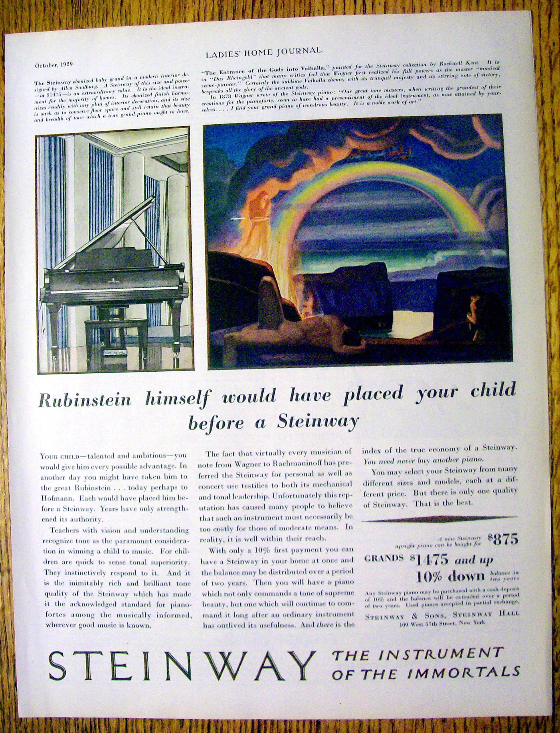 1929 Steinway Piano