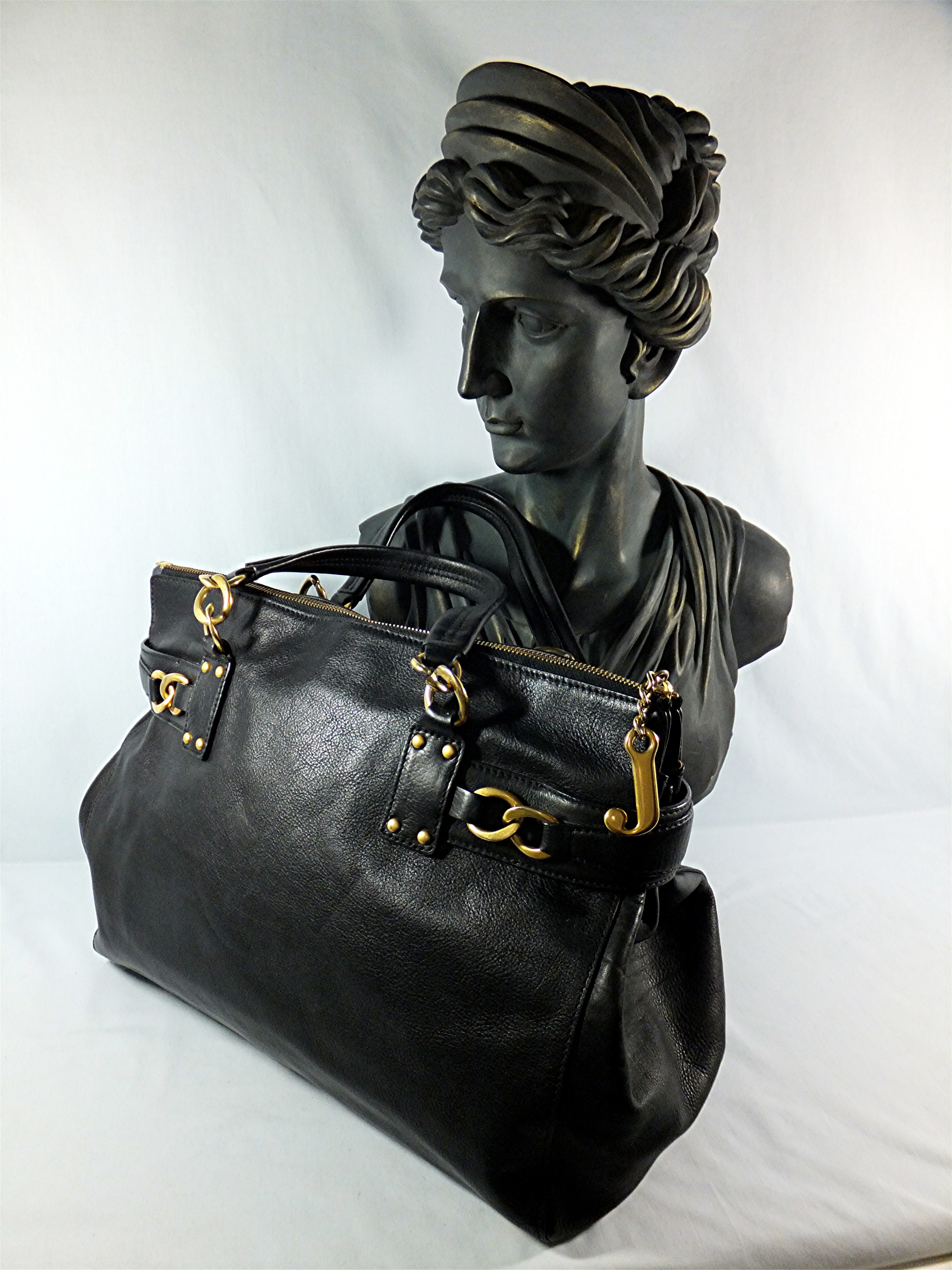 Bag Juicy Couture Black Leather  Large