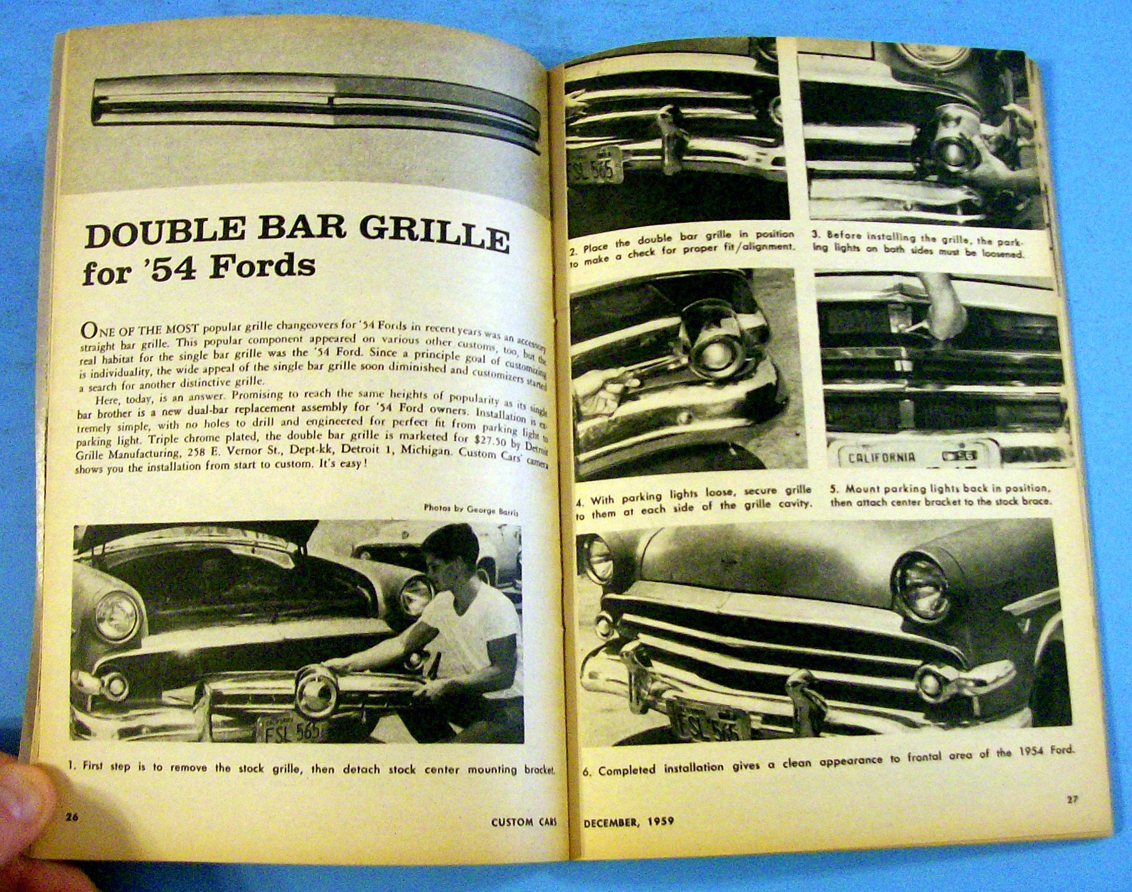 Custom Cars December 1959 New Ideas For Grilles