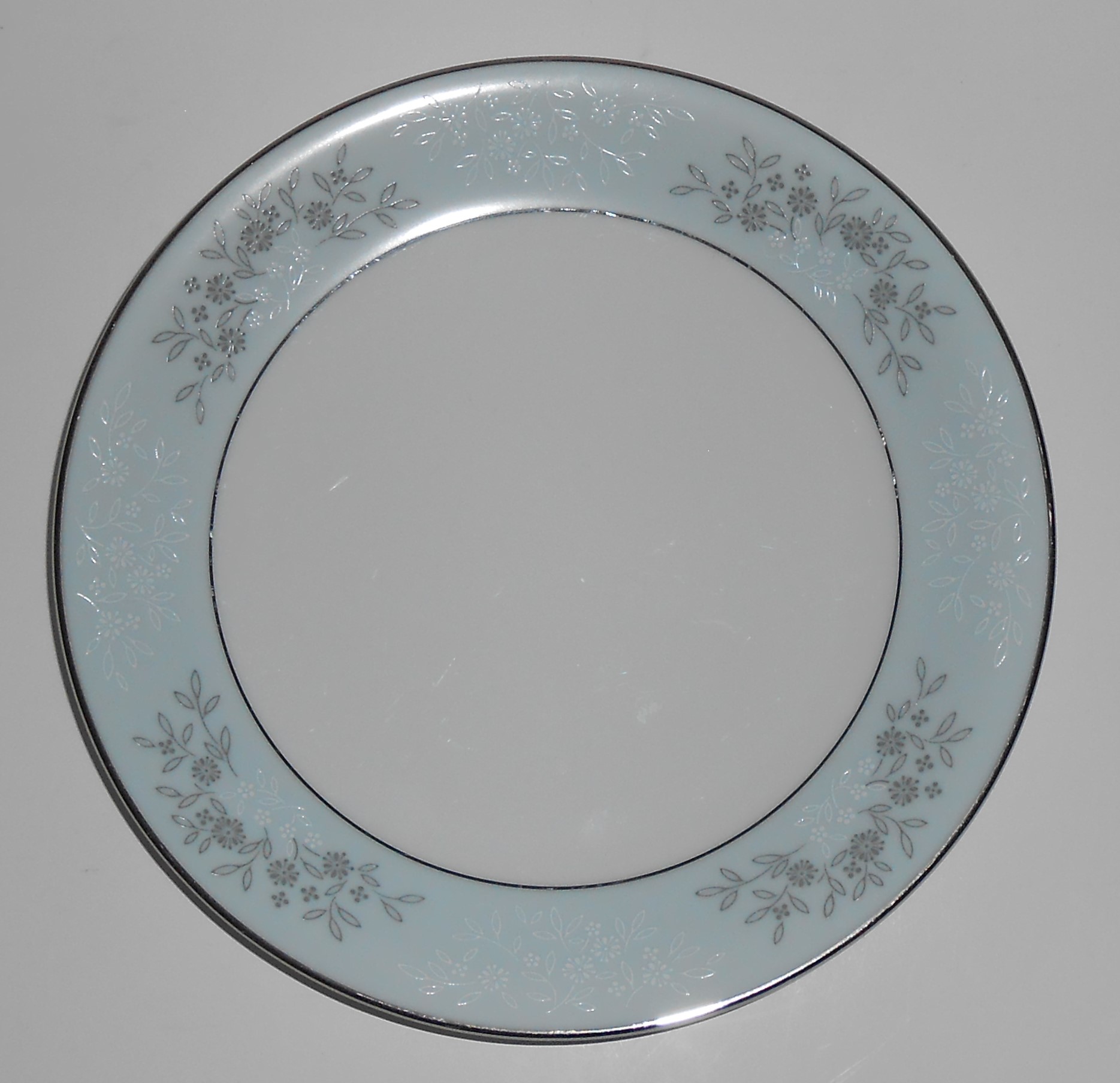 Noritake Porcelain China 5858 Blueridge w/Platinum Sala