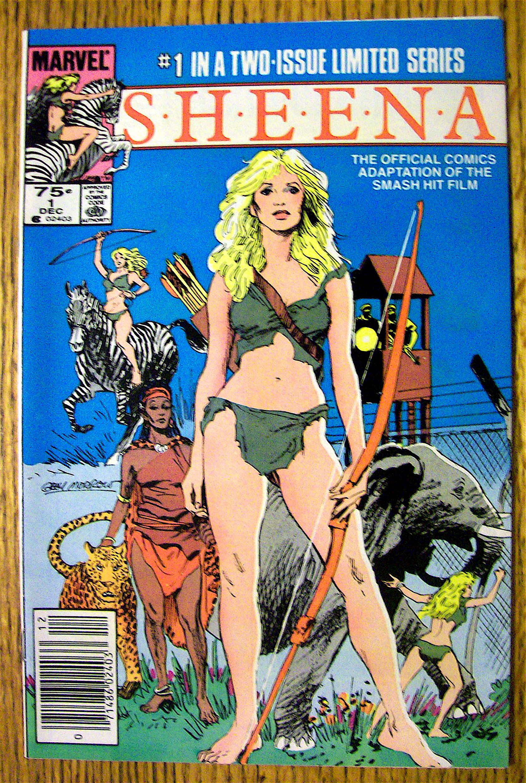 Sheena Comic #1 December 1984 Prologue