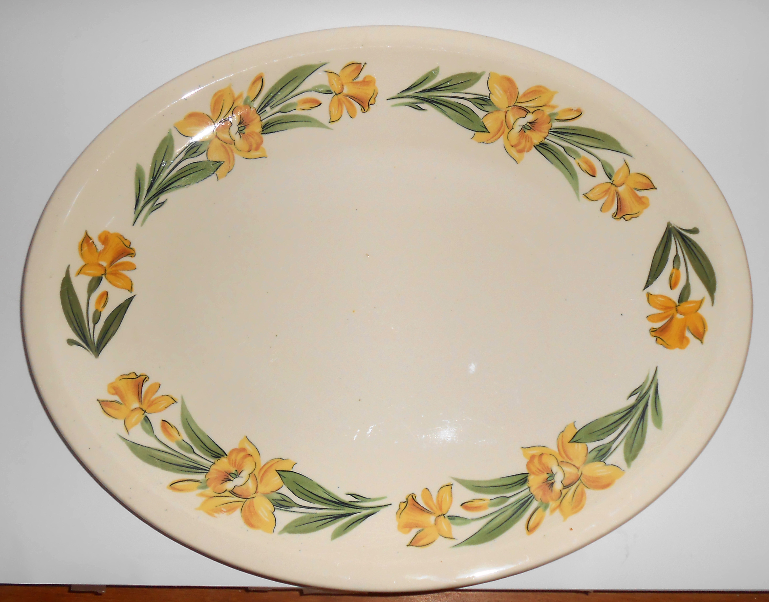 Paden City Pottery Jonquil Large Platter!