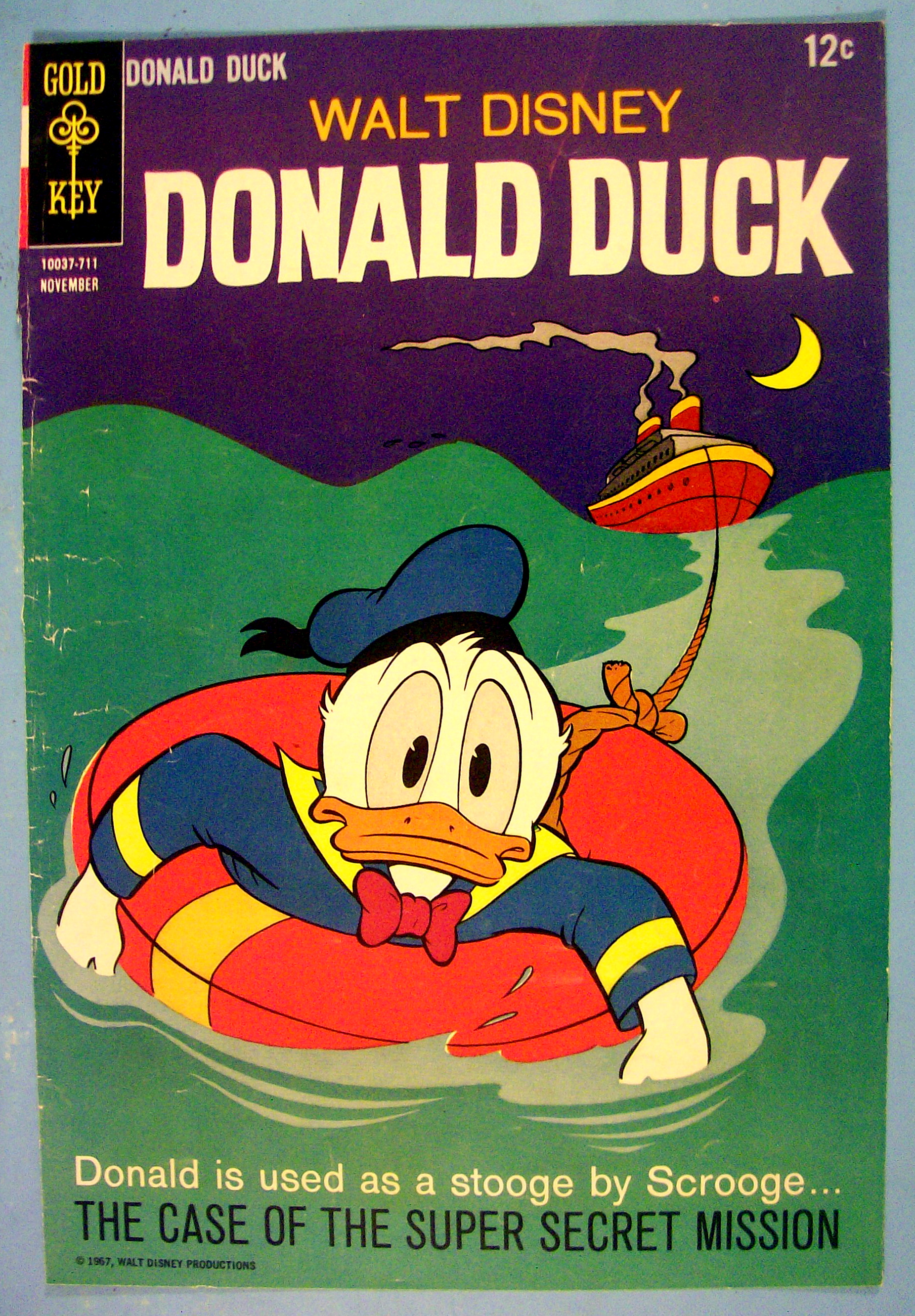 Donald Duck Comic Cover #711 November 1967
