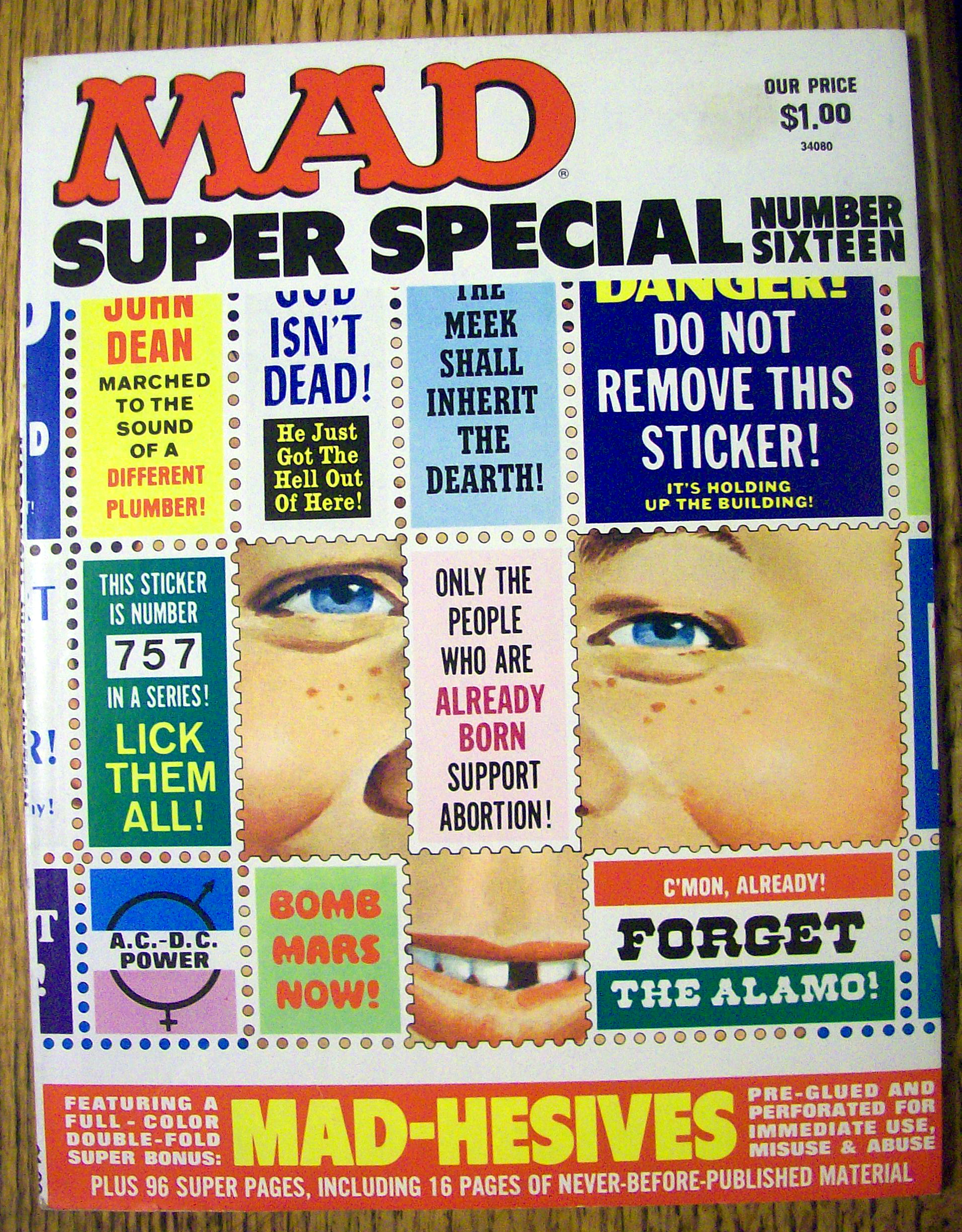 Mad Magazine #16 1975 (Super Special)