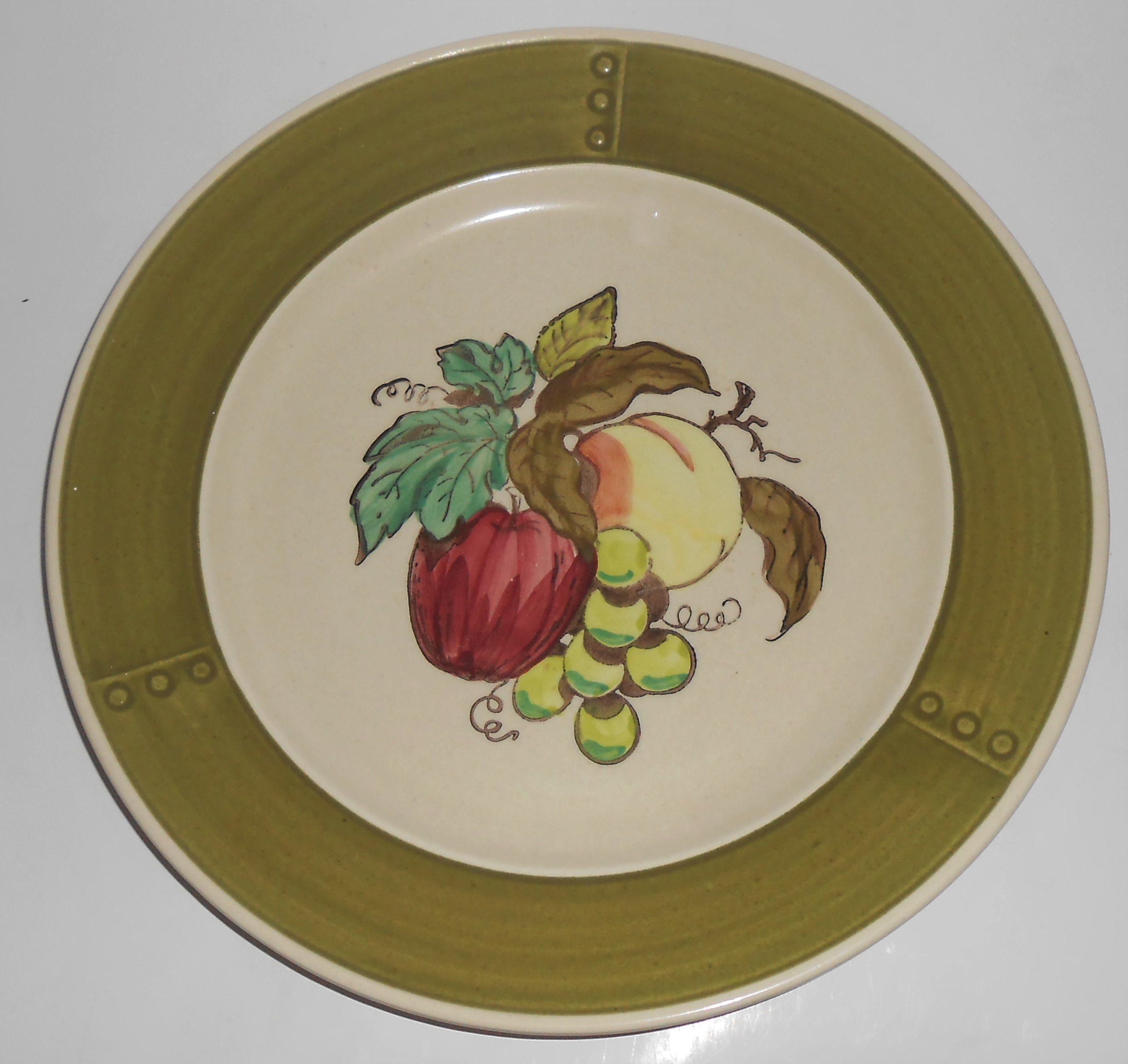 Metlox Poppy Trail Pottery Provincial Fruit Dinner Pl