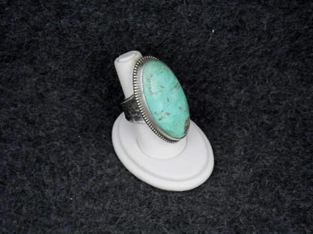 David Troutman Kingman Turquoise Sterling Silver Ring