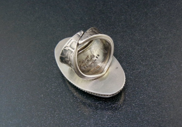David Troutman Kingman Turquoise Sterling Silver Ring