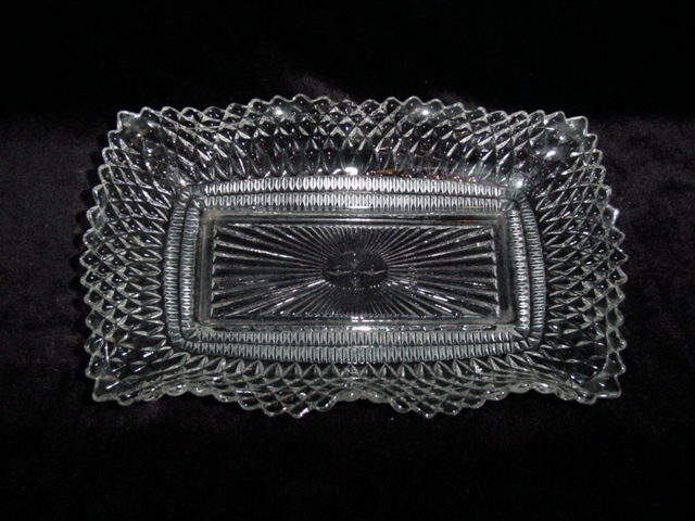 Pressed Glass Candy / Nut Dish