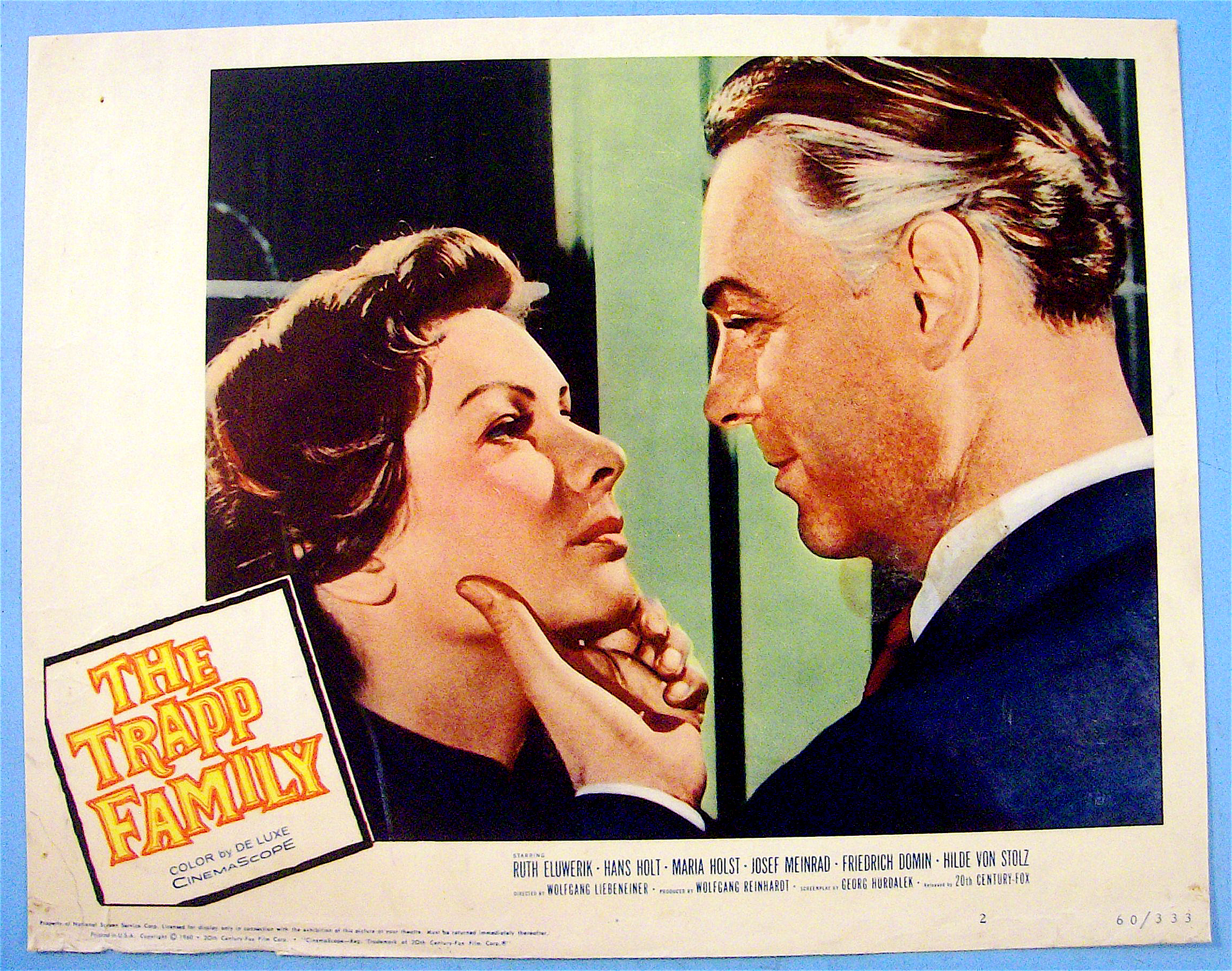 The Trapp Family Lobby Card 1960 Ruth Eluwerik