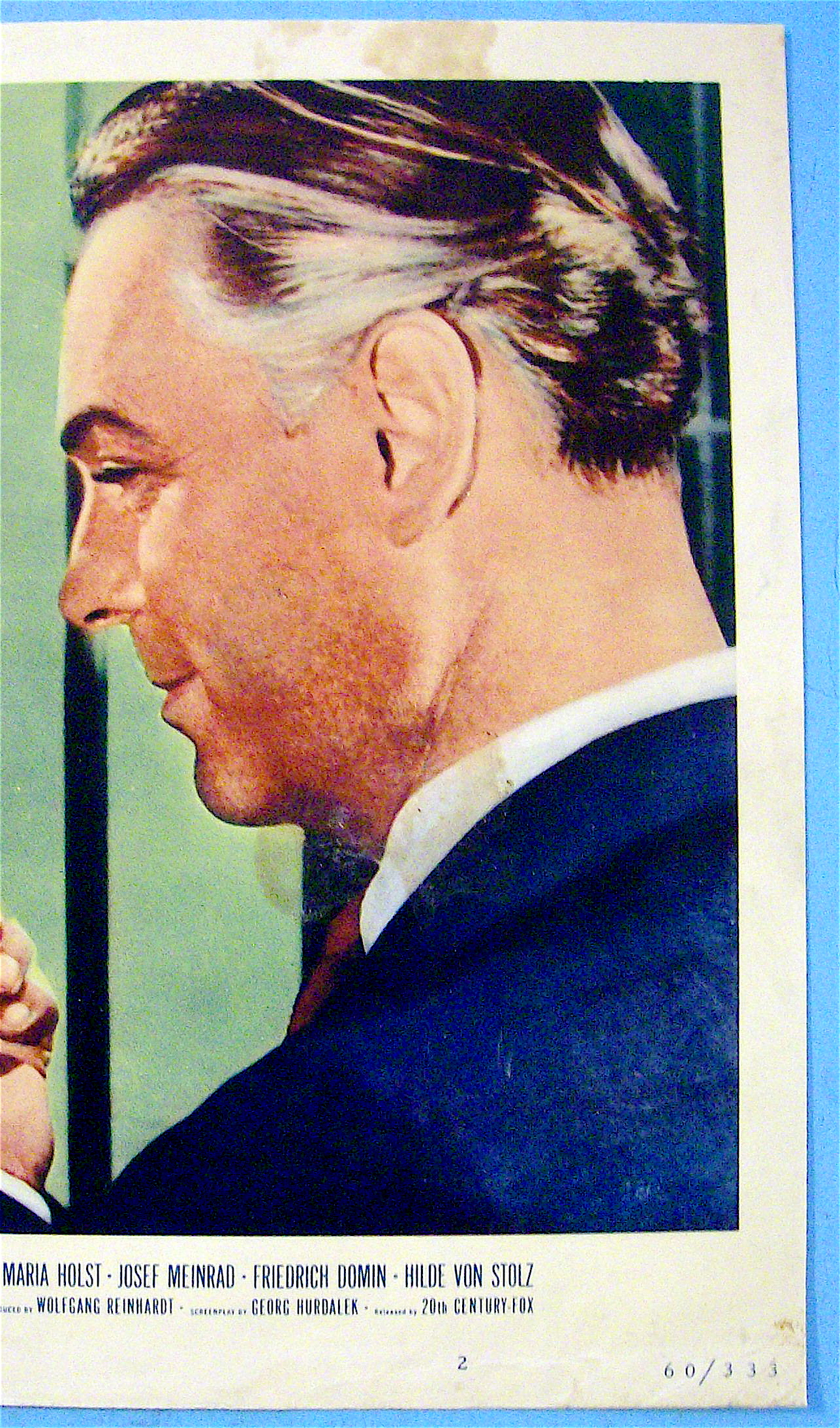 The Trapp Family Lobby Card 1960 Ruth Eluwerik