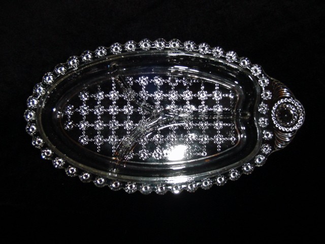 Pressed Glass Relish Tray