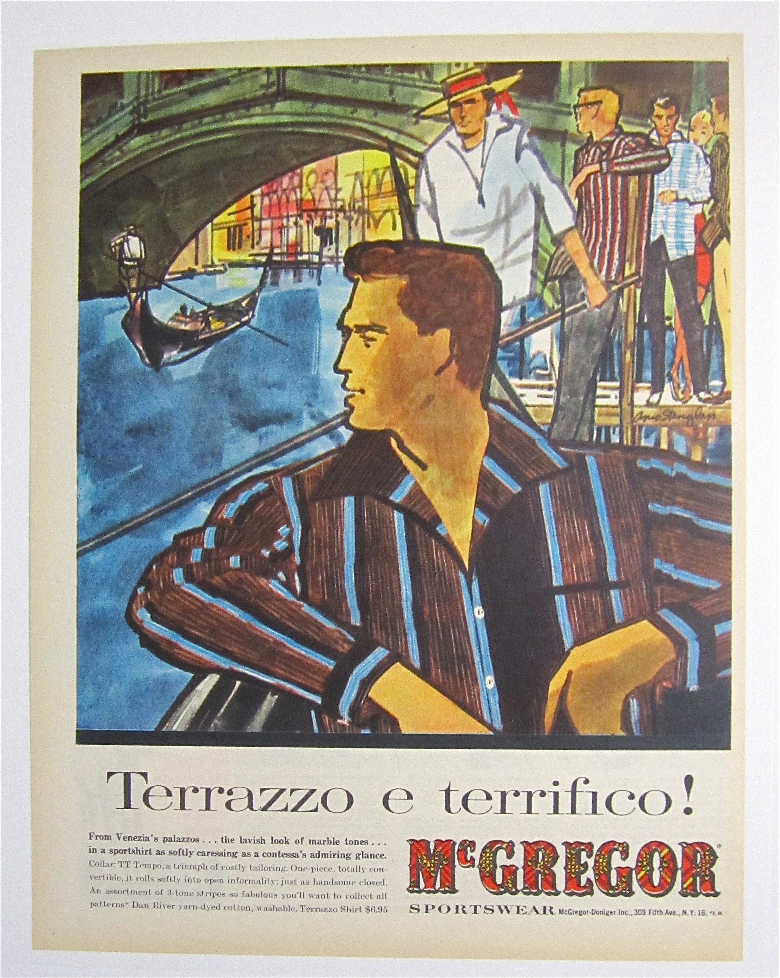1956 McGregor Sportswear with Terrazzo E Terrifico
