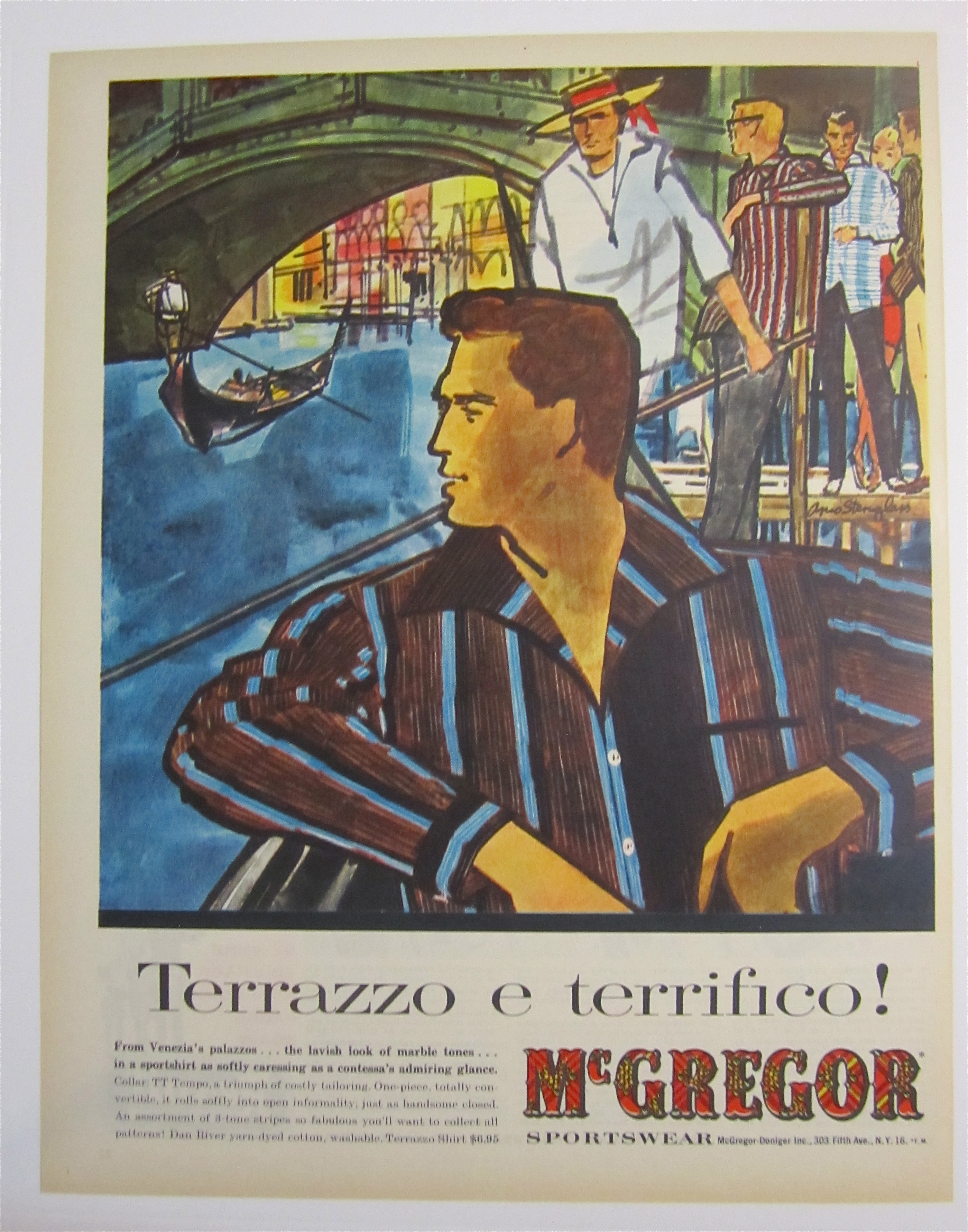 1956 McGregor Sportswear with Terrazzo E Terrifico