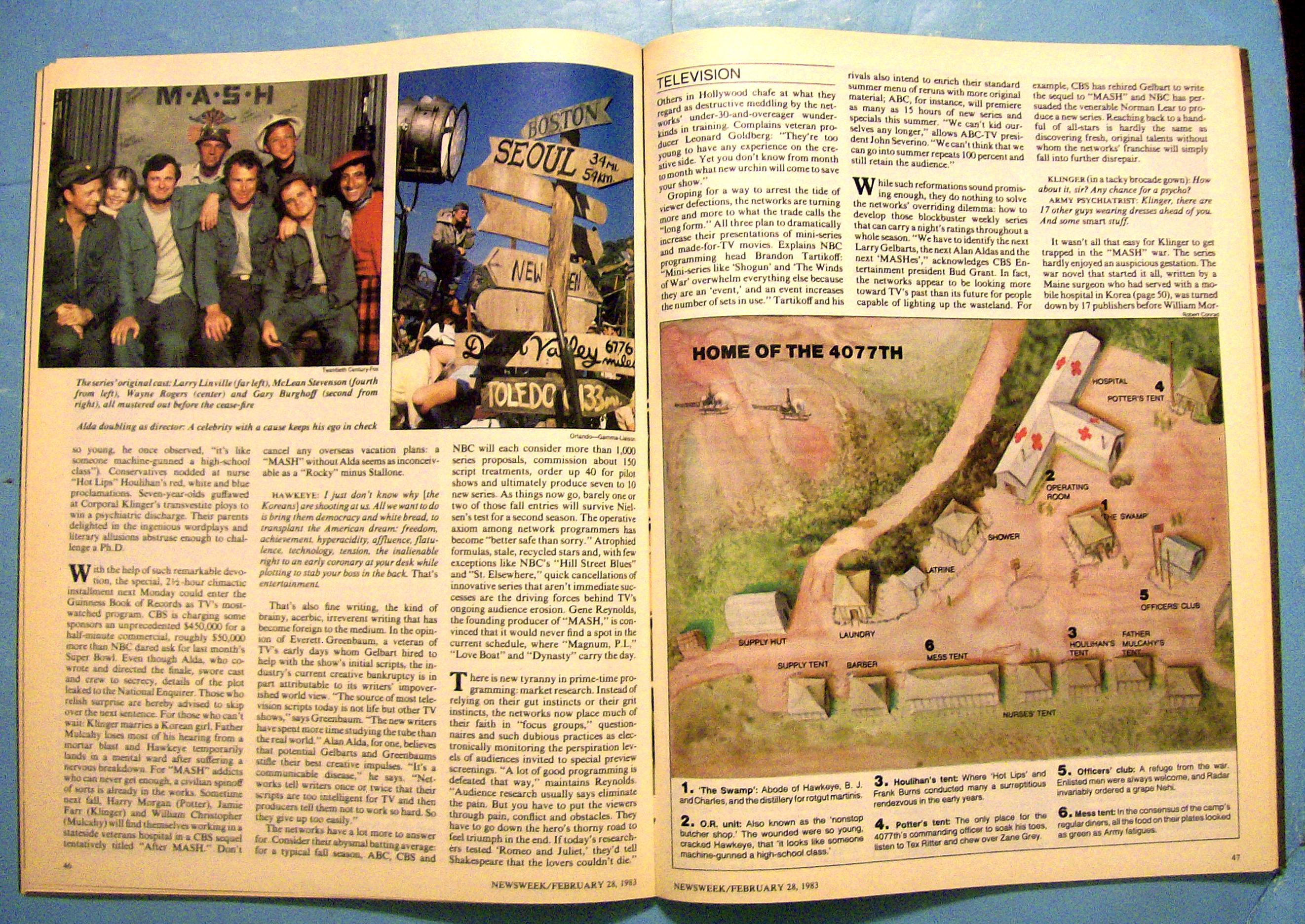 Newsweek Magazine-February 28, 1983-Farewell MASH