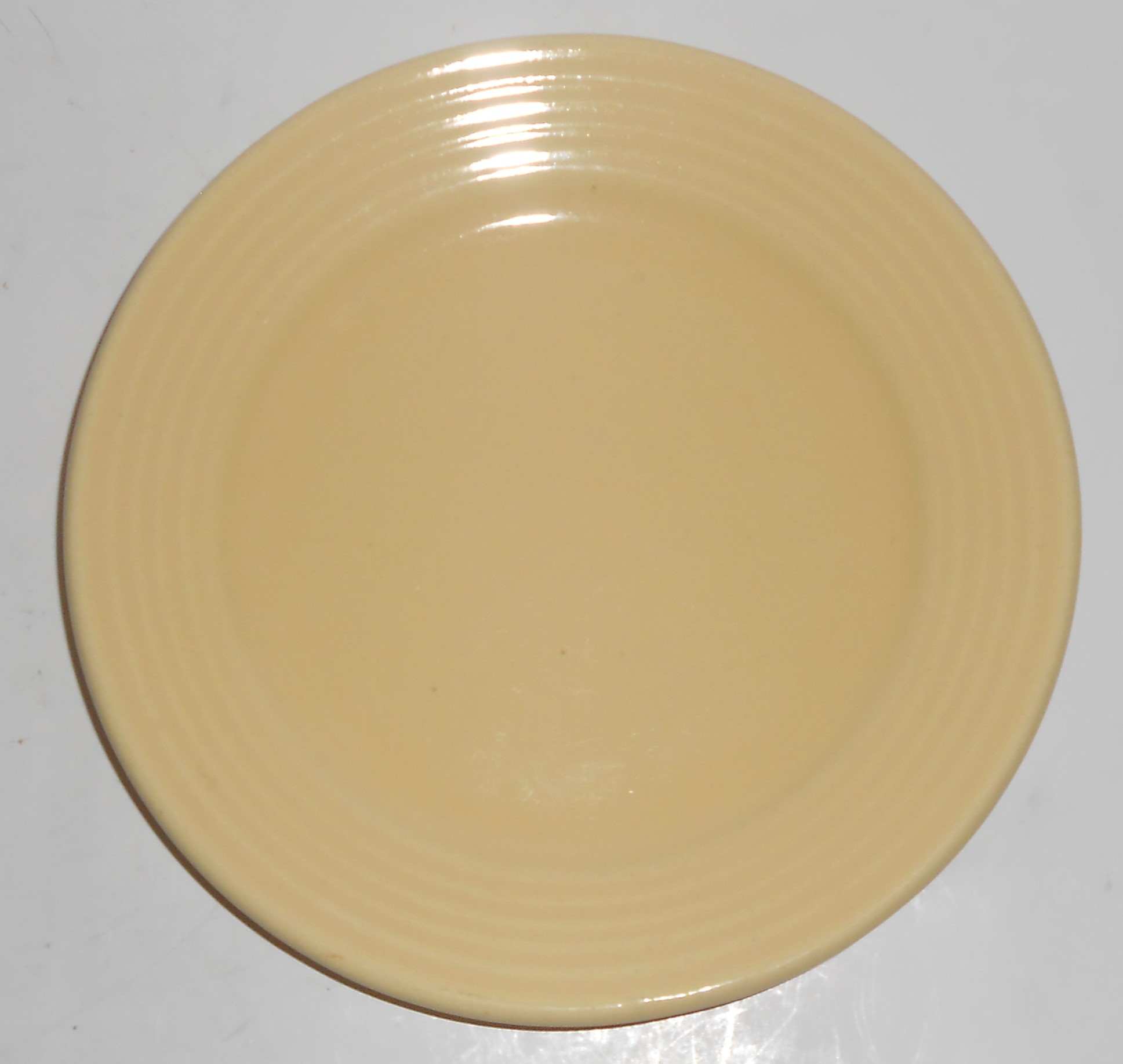 Bauer Pottery Monterey Ring Ivory Bread Plate