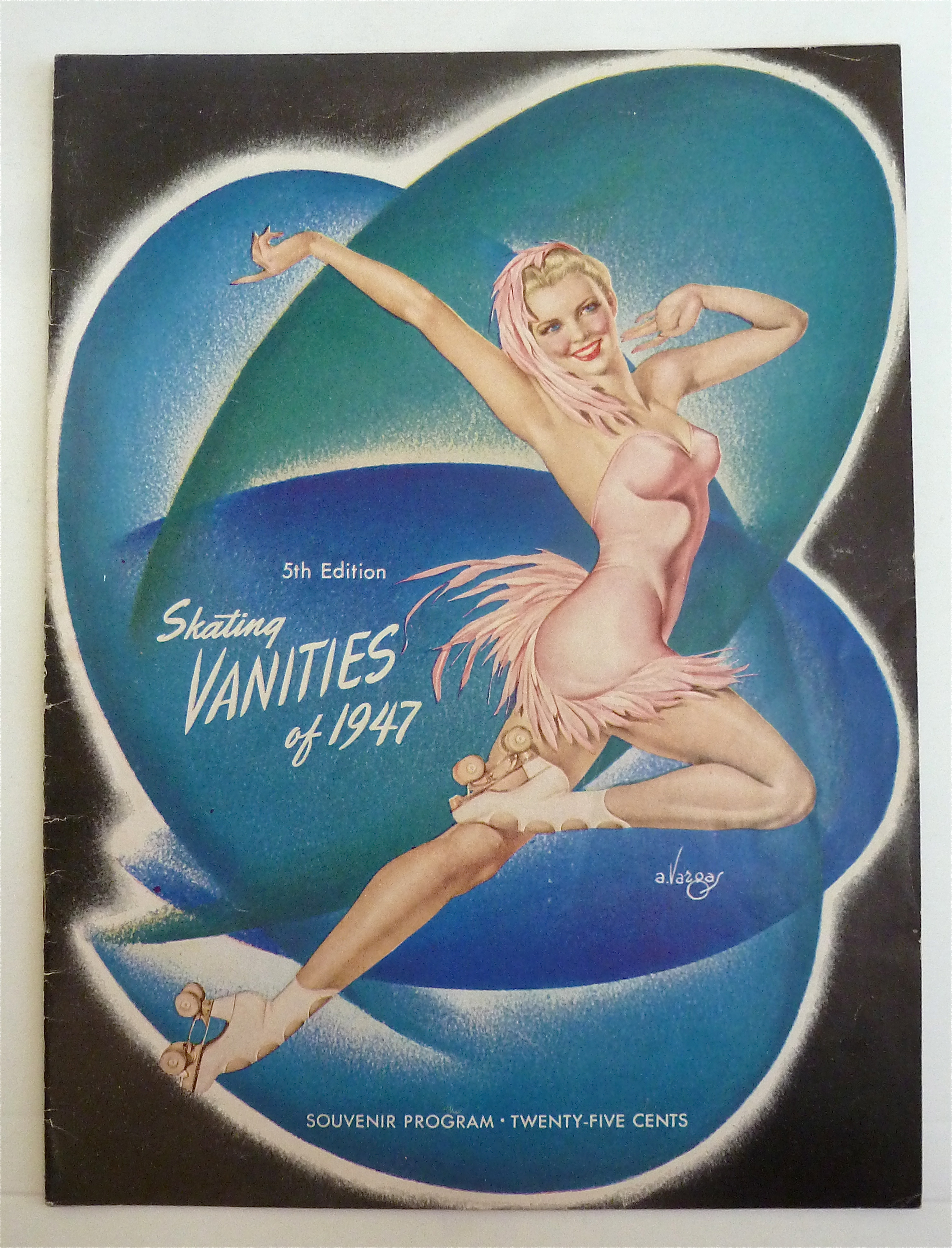 Skating Vanities Program 1947 A. Vargas Cover