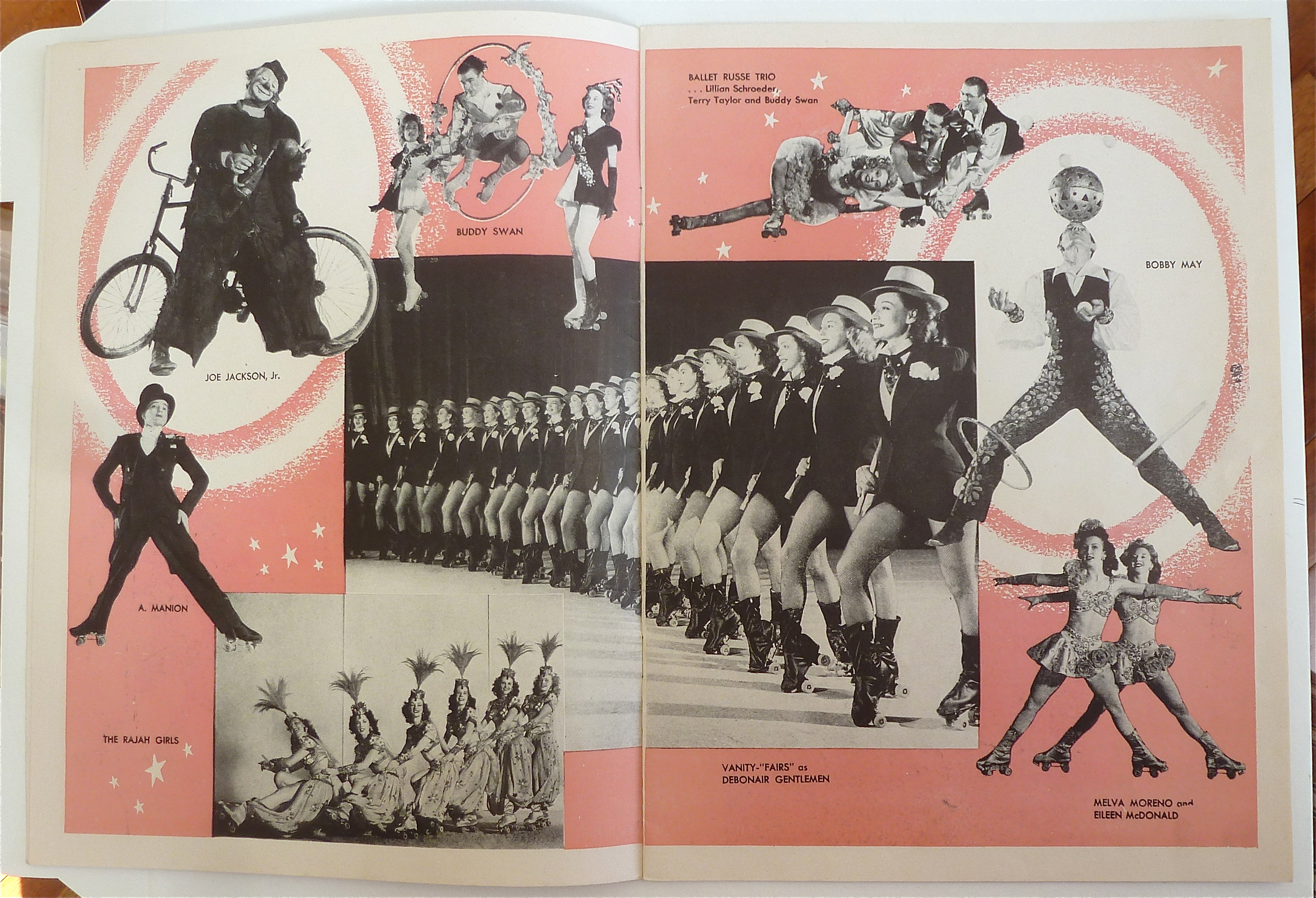 Skating Vanities Program 1947 A. Vargas Cover