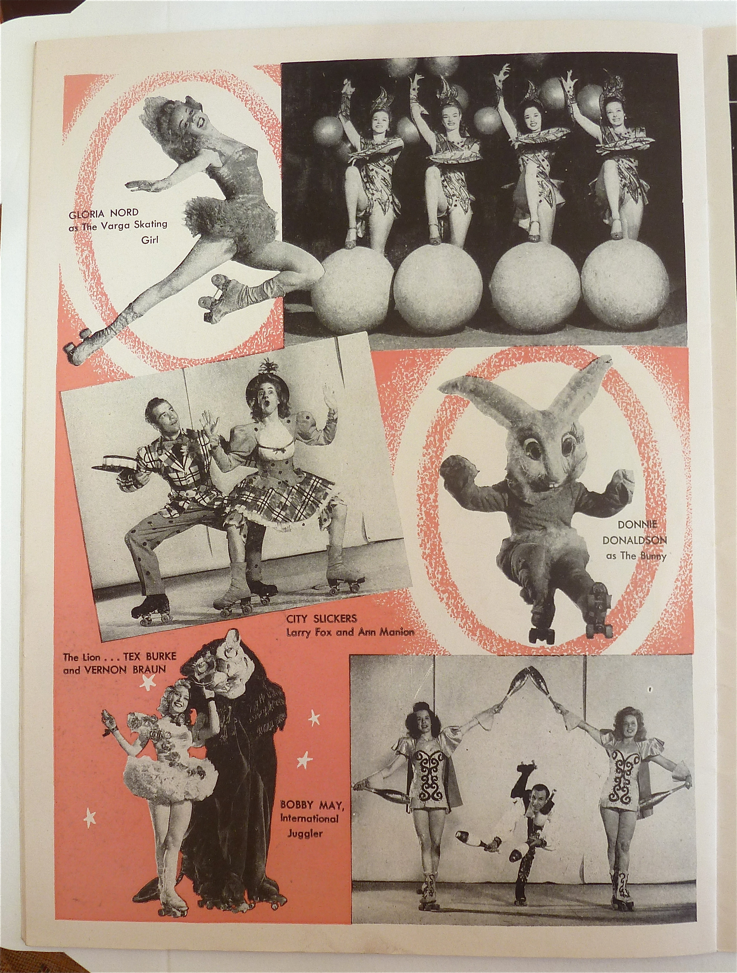 Skating Vanities Program 1947 A. Vargas Cover