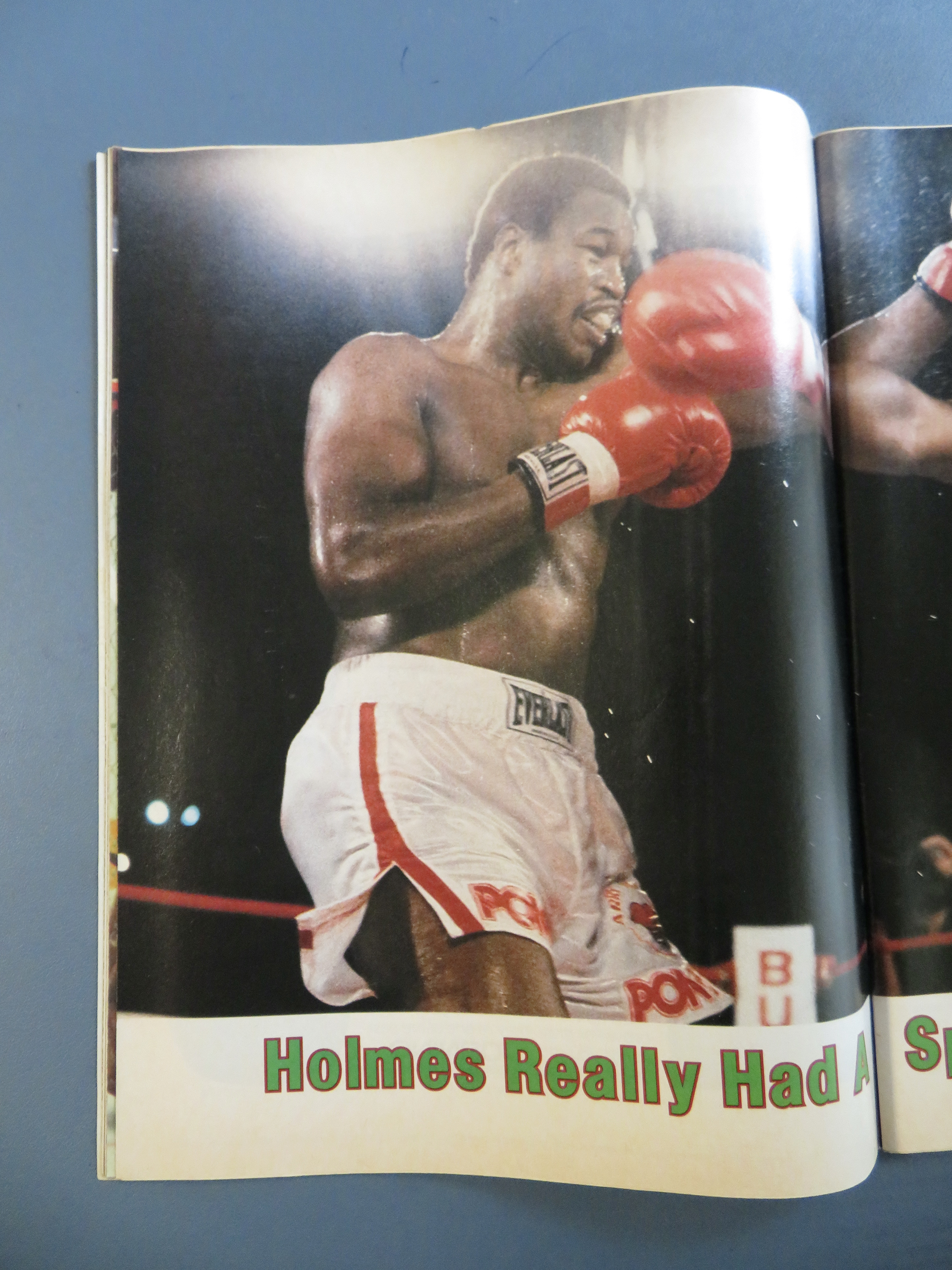 Sports Illustrated Magazine -May 30, 1983- Larry Holmes
