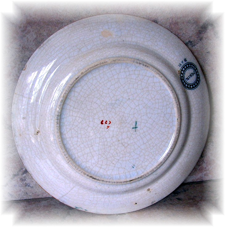 Oriental plate, Chinoiserie B & H Pekin 1980's