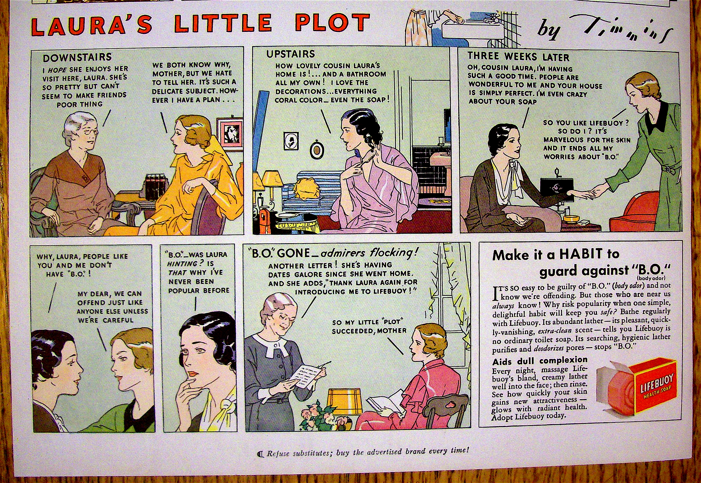 1934 Rinso & Lifebuoy Soap with Laura's Little Plot