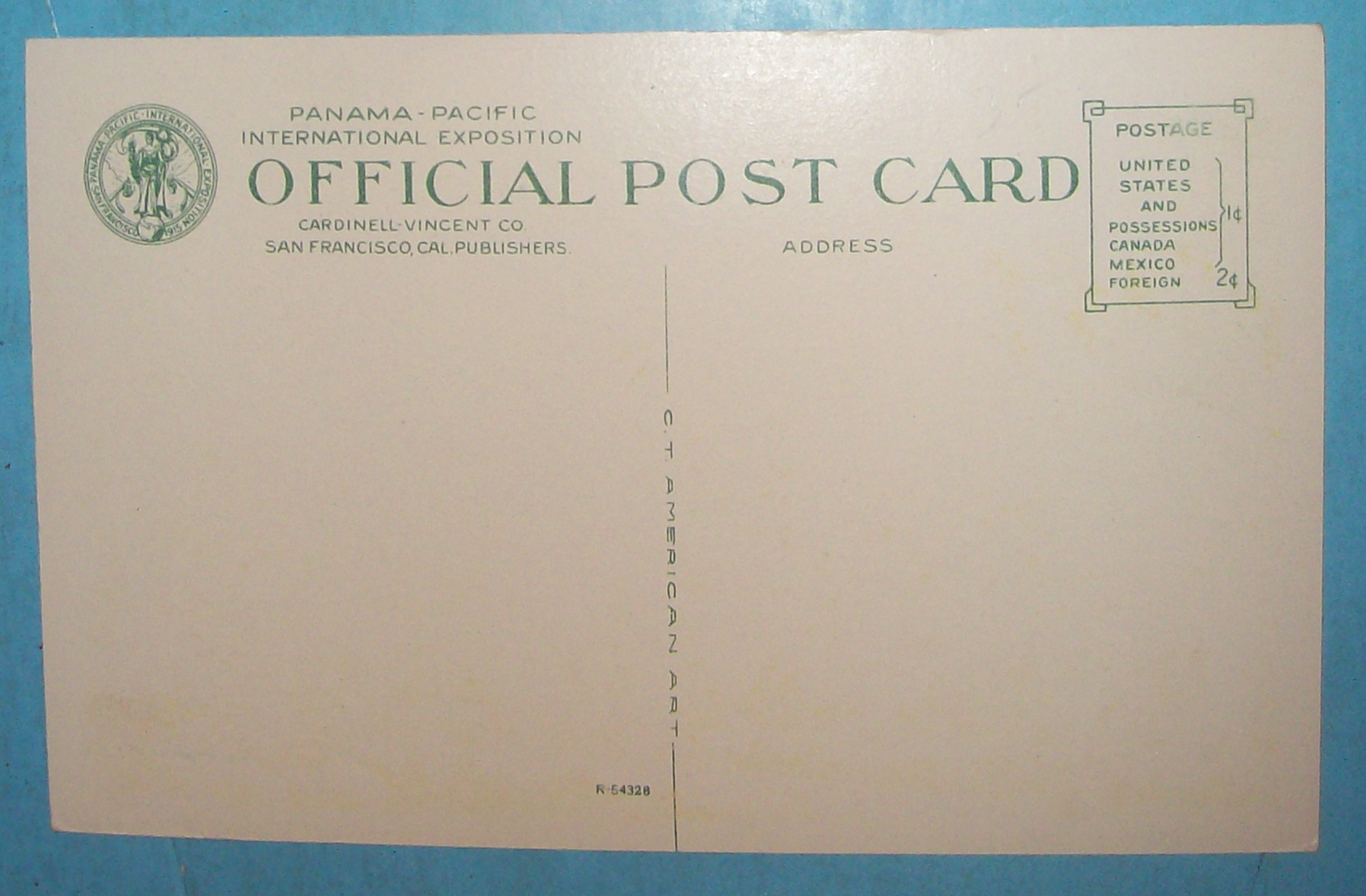 Portal To Palace Of Education Postcard (Pan Pac Expo)